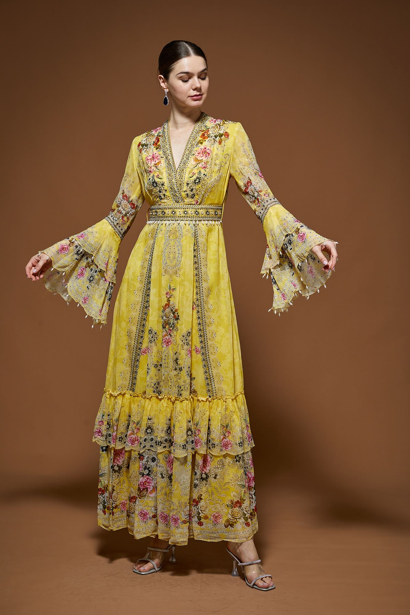 lime-yellow-kaftan-nr265-2