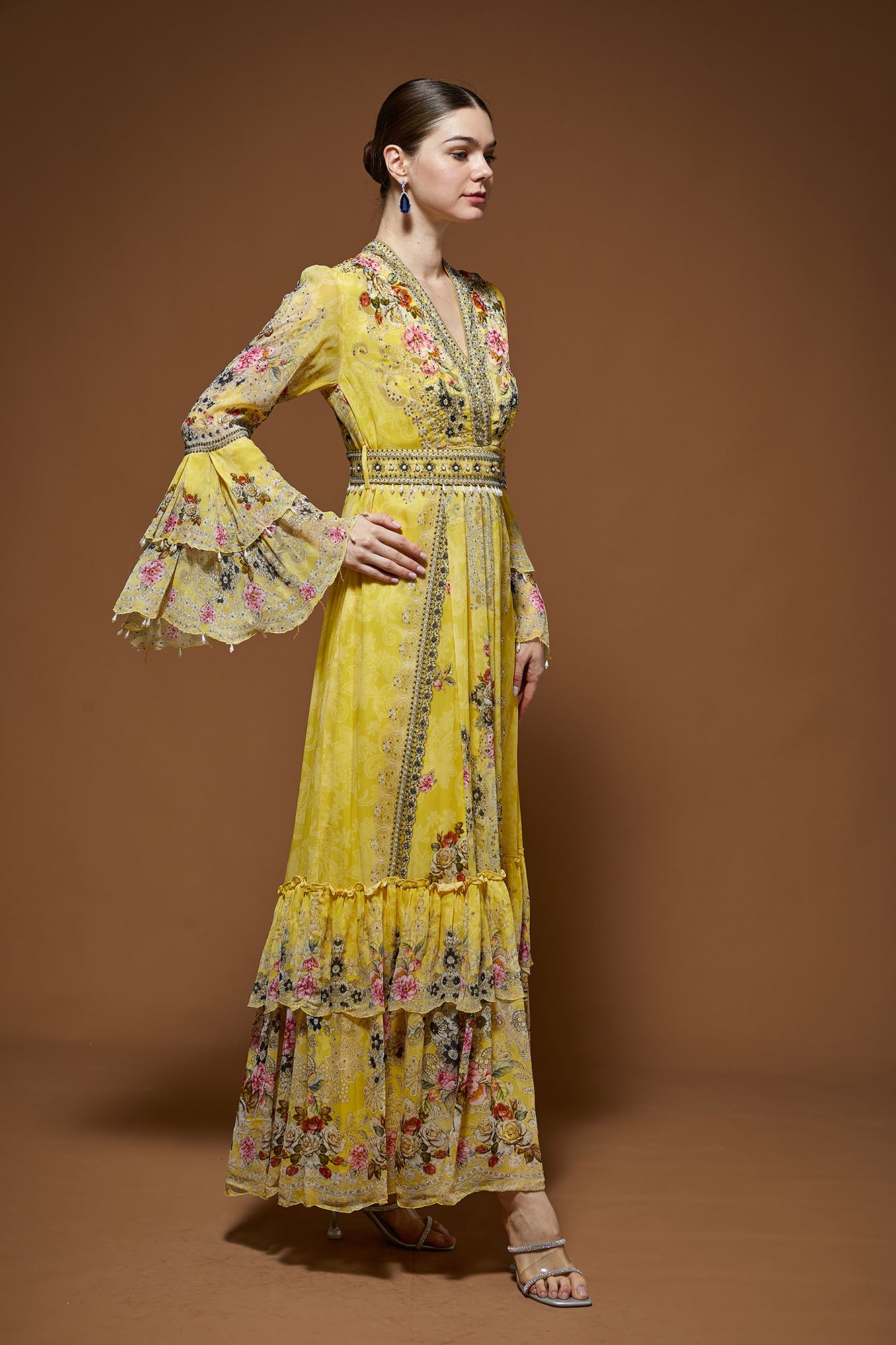 lime-yellow-kaftan-nr265-4