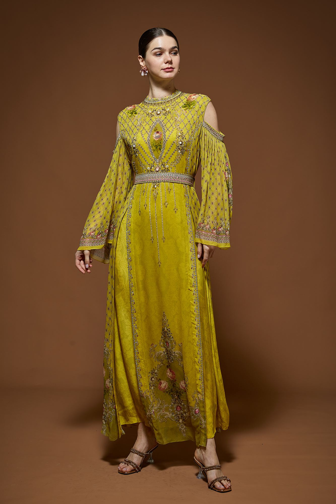 lime-yellow-kaftan-nrs422-1