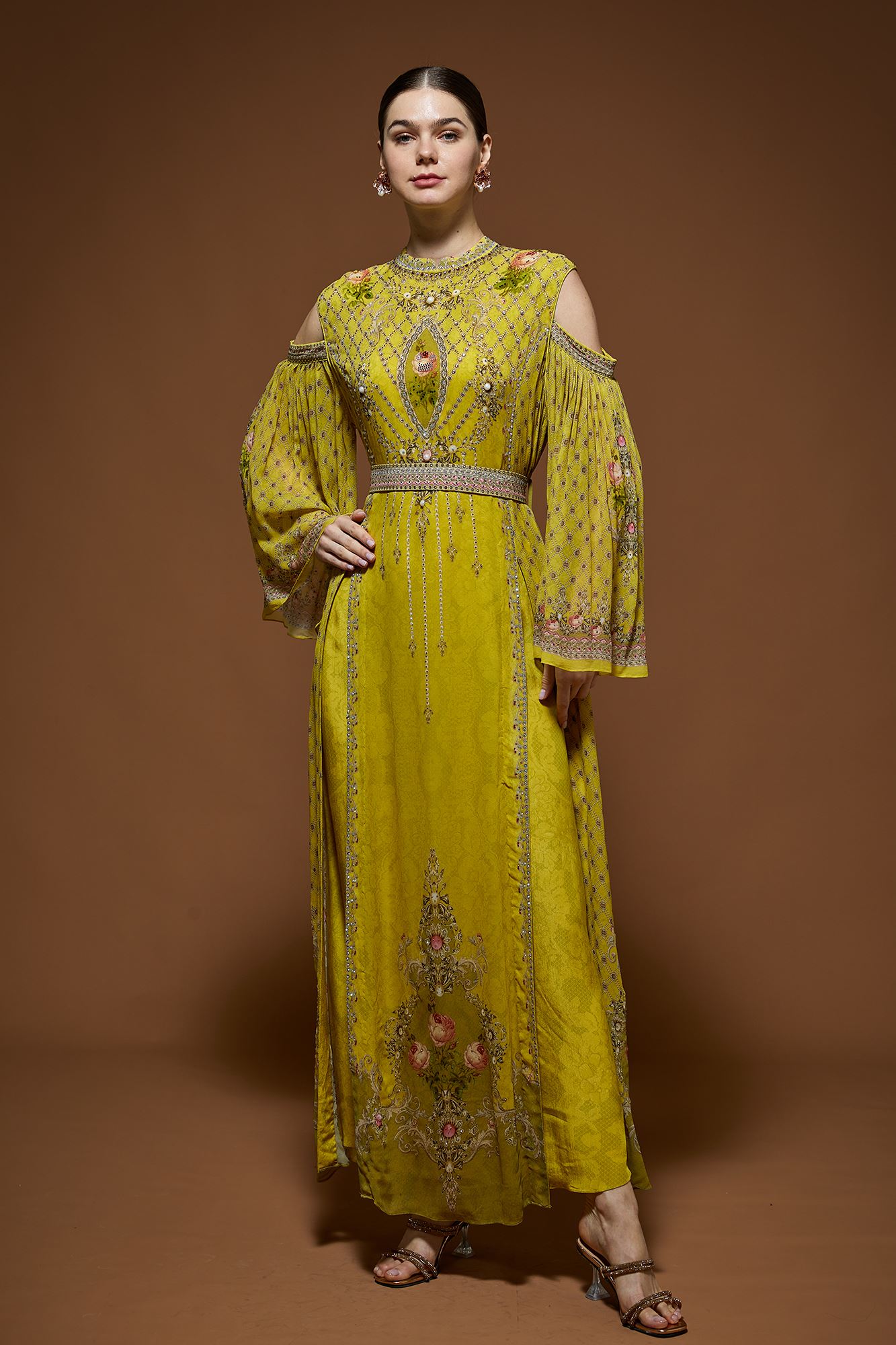 lime-yellow-kaftan-nrs422-2