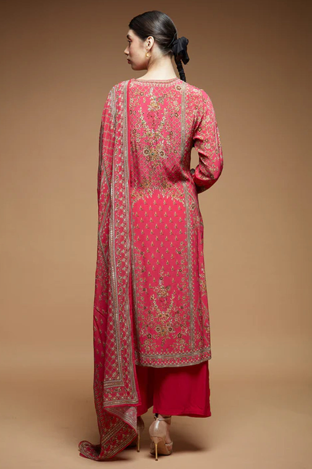Fuchsia Kurta Suit Set