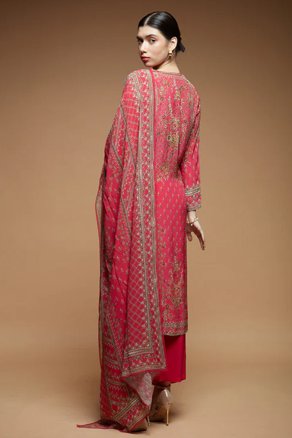 Fuchsia Kurta Suit Set