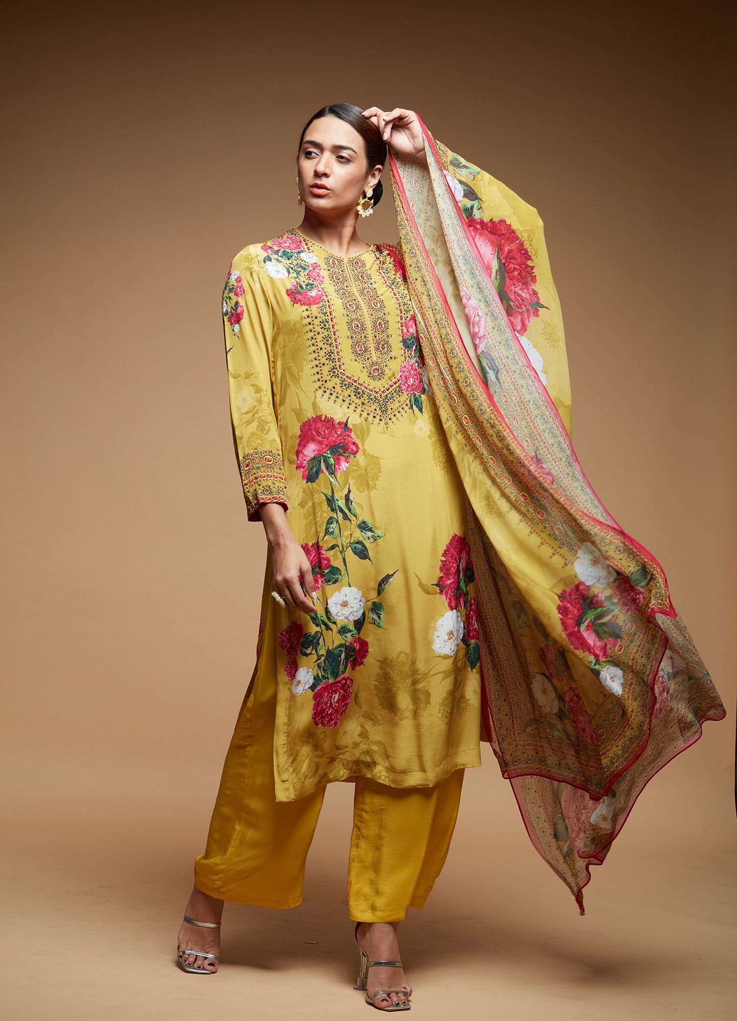 Mustard-Color-Suit-Set