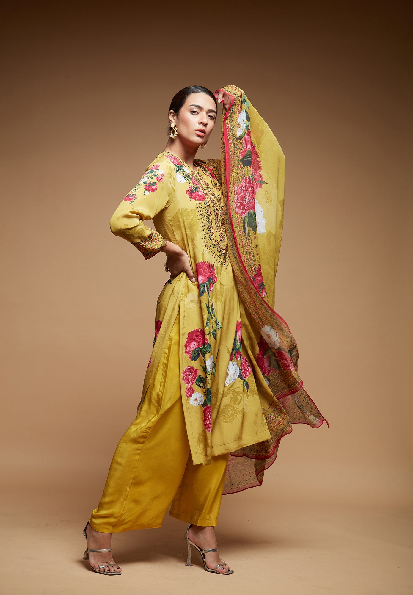 Mustard-Color-Suit-Set