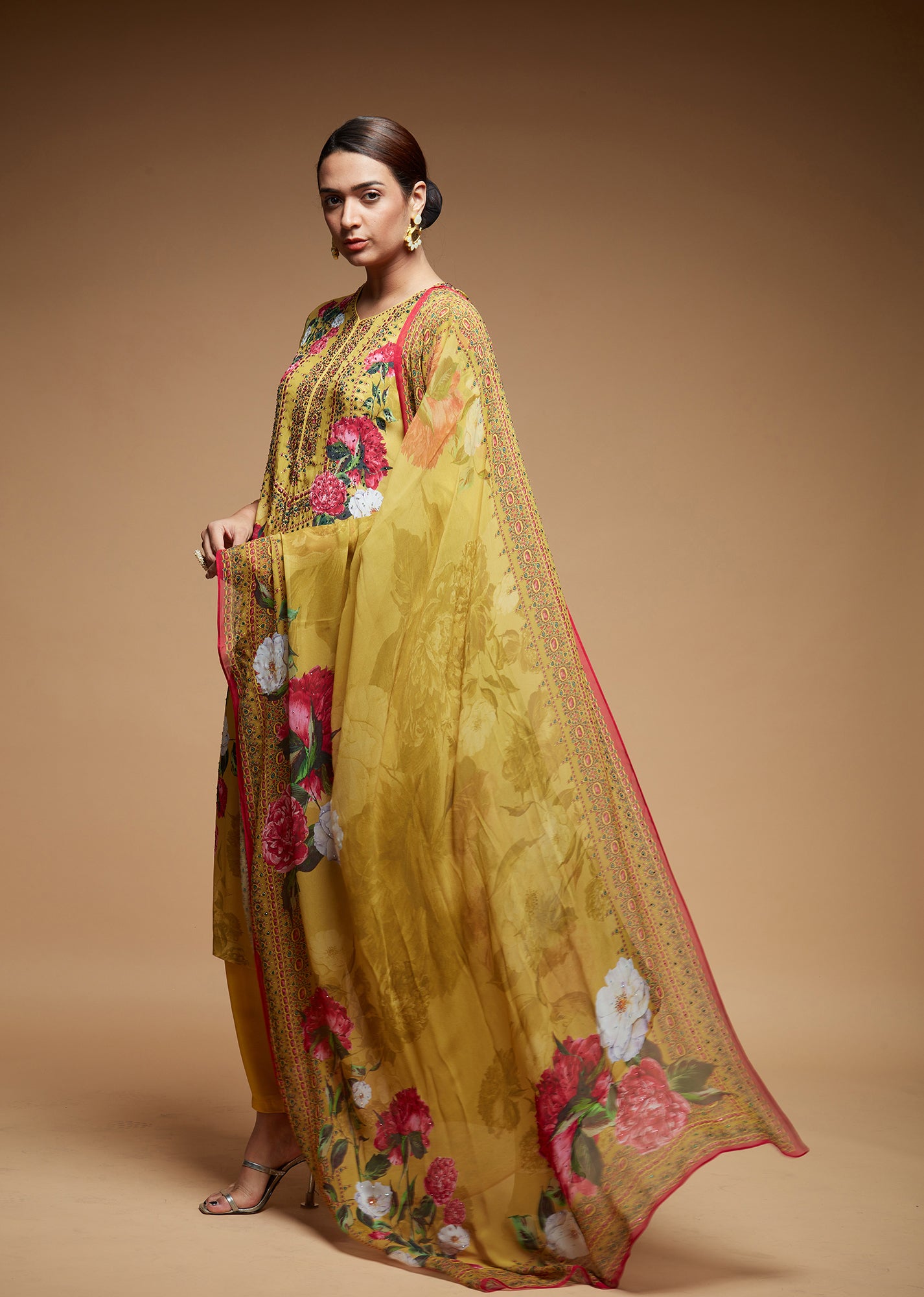 Mustard-Color-Suit-Set