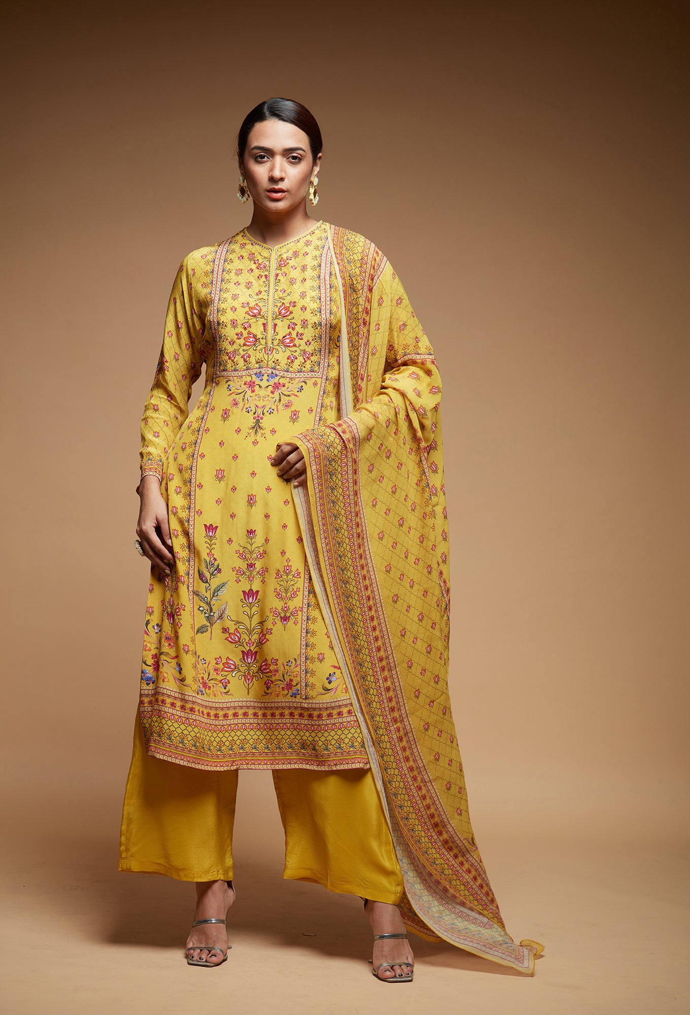 Mustard-color-Suit-Set