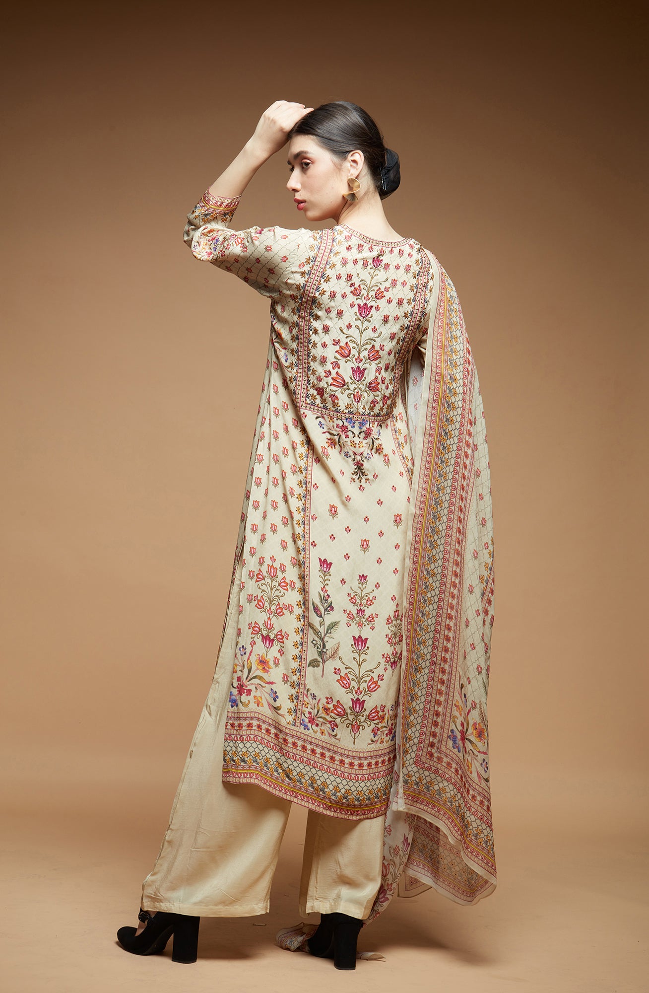 Beige-color-Suit-Set