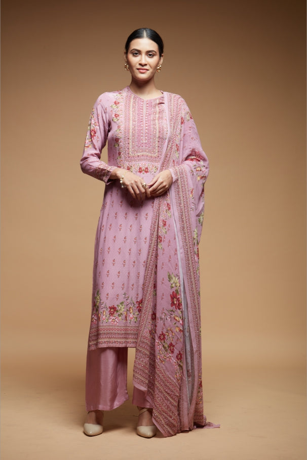 Lavender-Color-Suit-Set