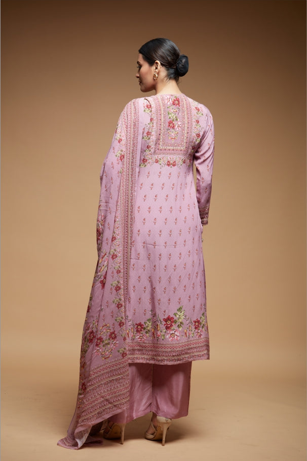 Lavender-Color-Suit-Set