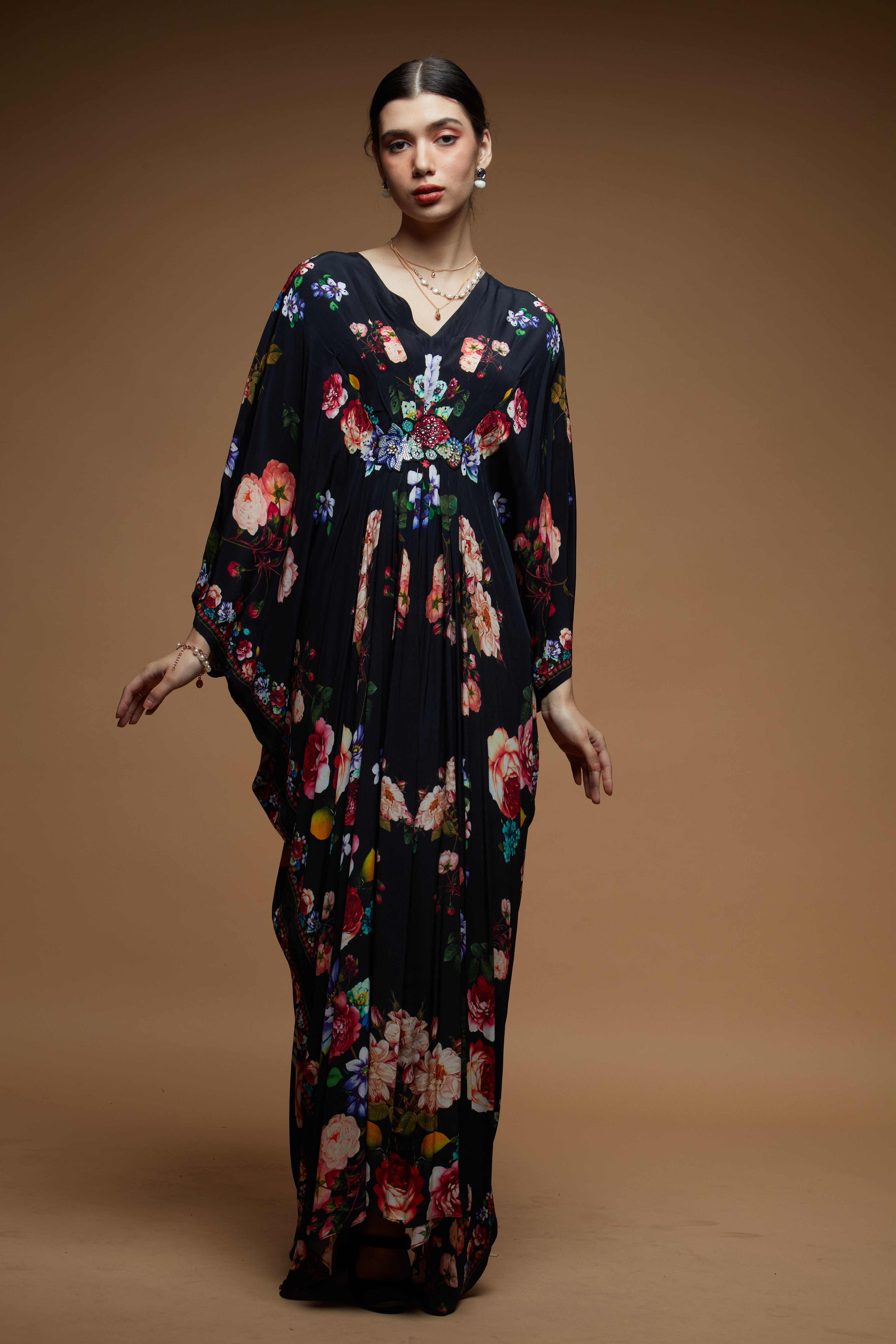 Black Color Kaftan