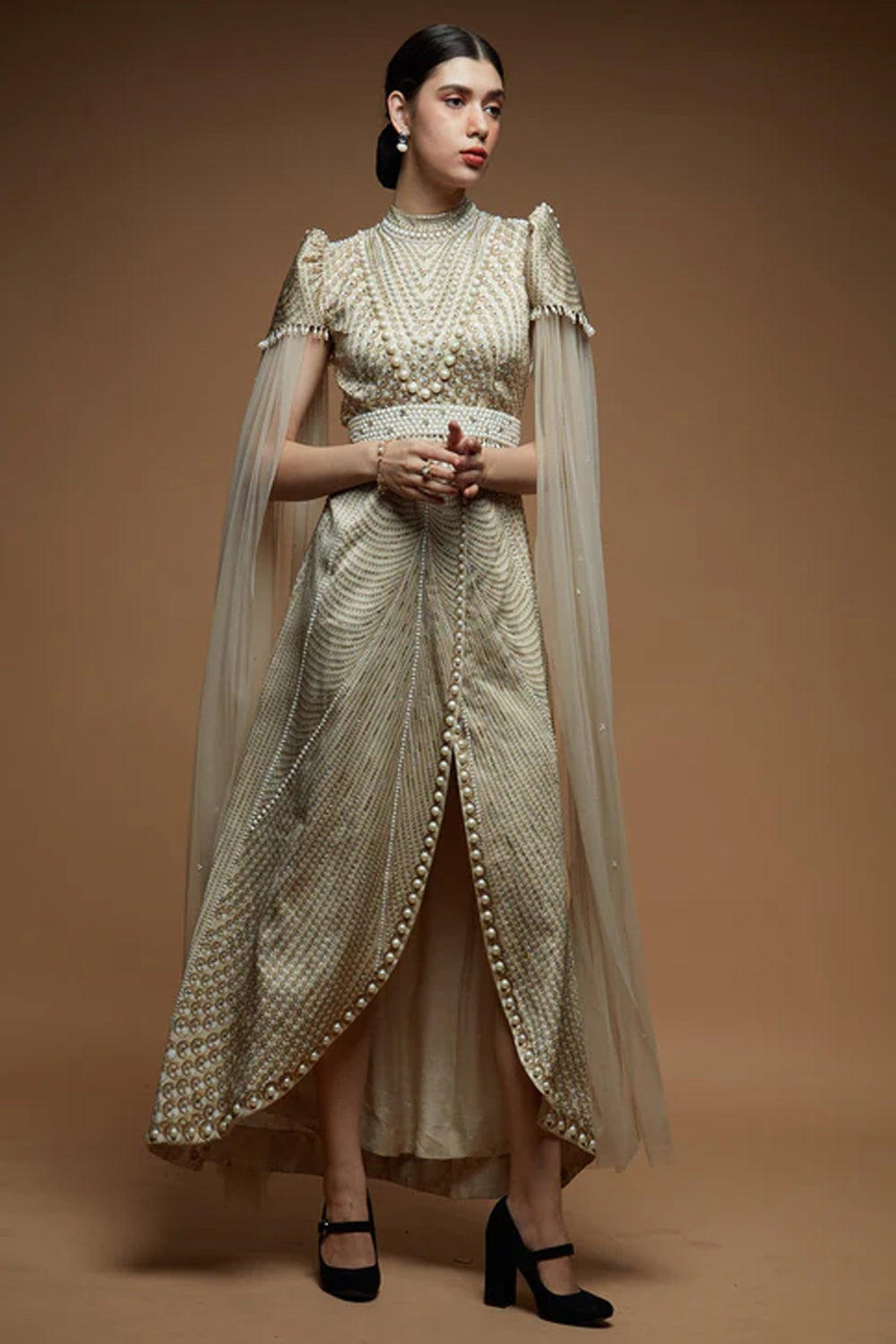 Ivory Color Kaftan