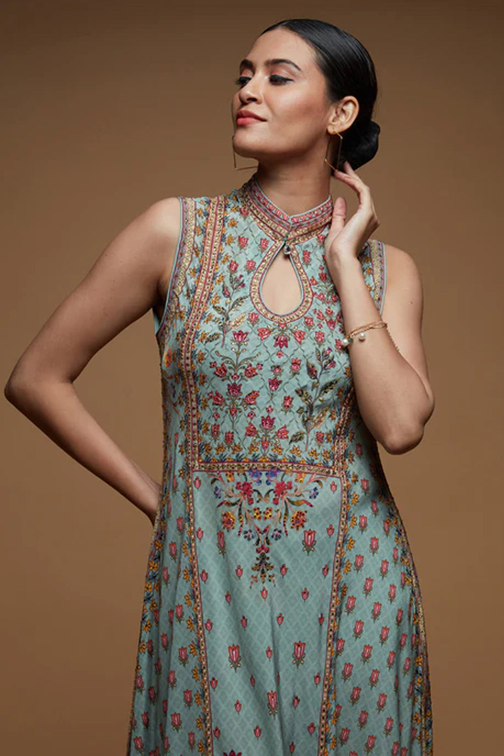 Ditsy Floral Gown