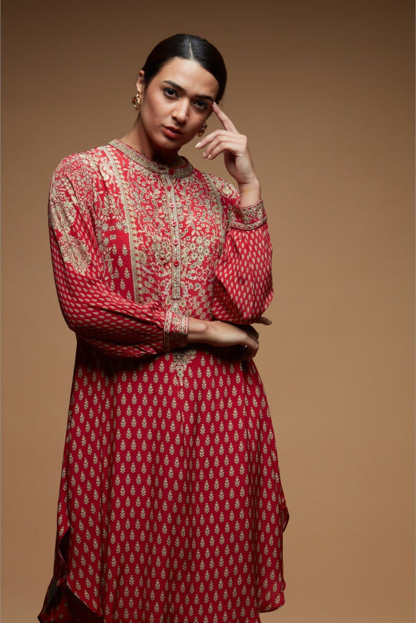 Red Color Co-ord Set