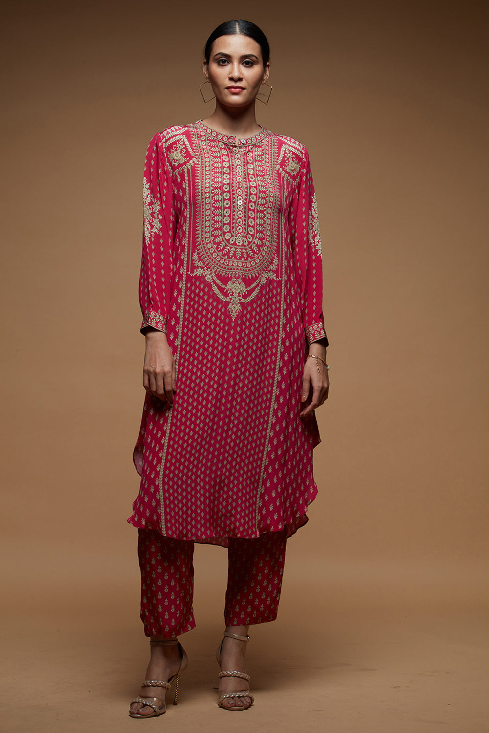 Fuchsia Color Co-ord Set