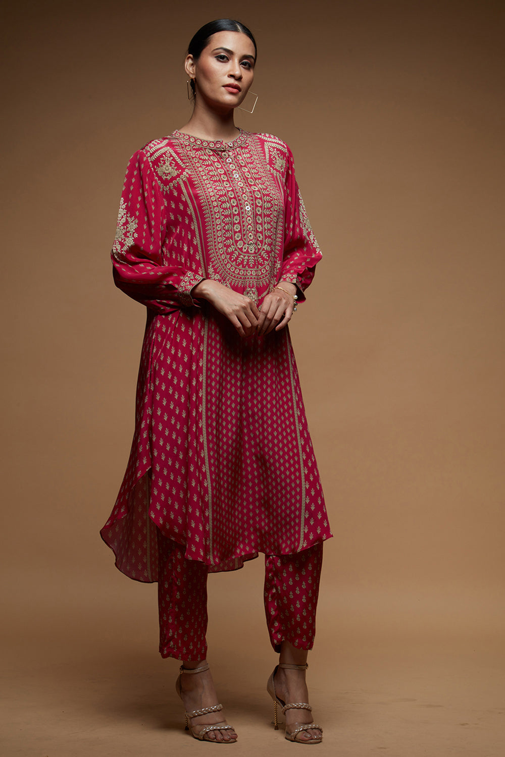 Fuchsia Color Co-ord Set