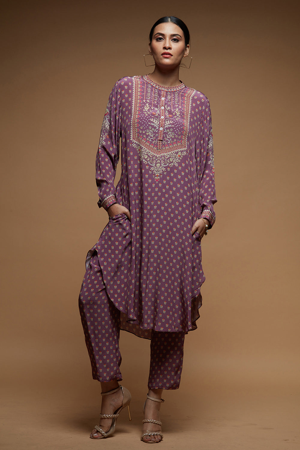 Lavender Color Co-ord Set