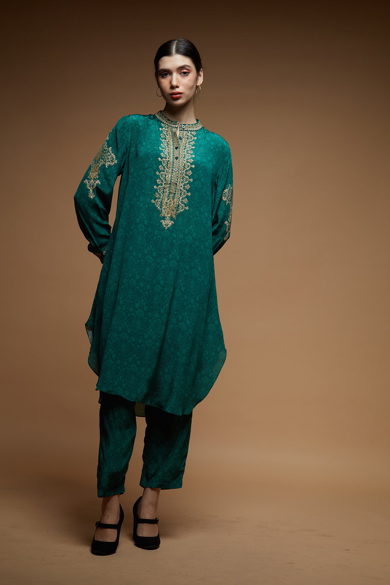 Teal-Color-Co-ord--Set