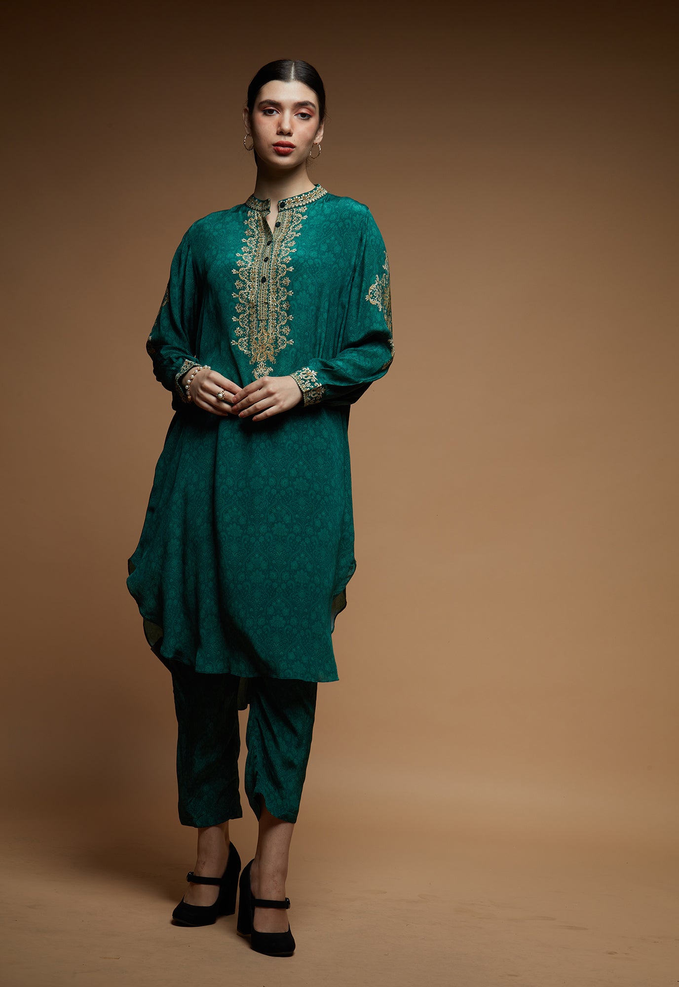 Teal-Color-Co-ord--Set