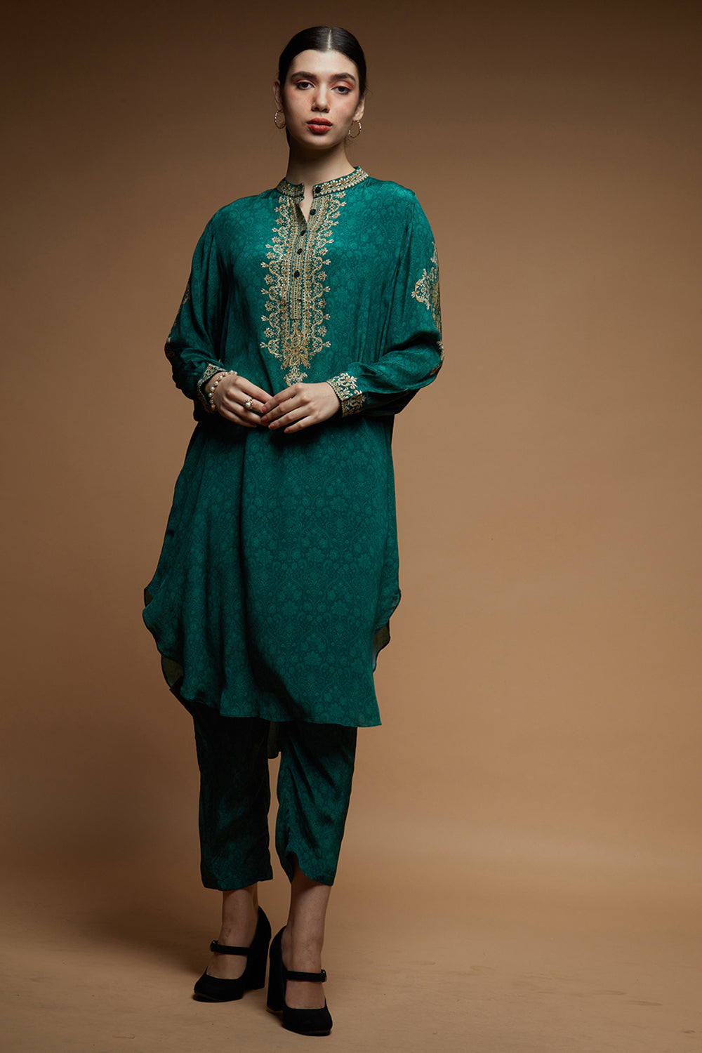 Teal Color Co-ord Set