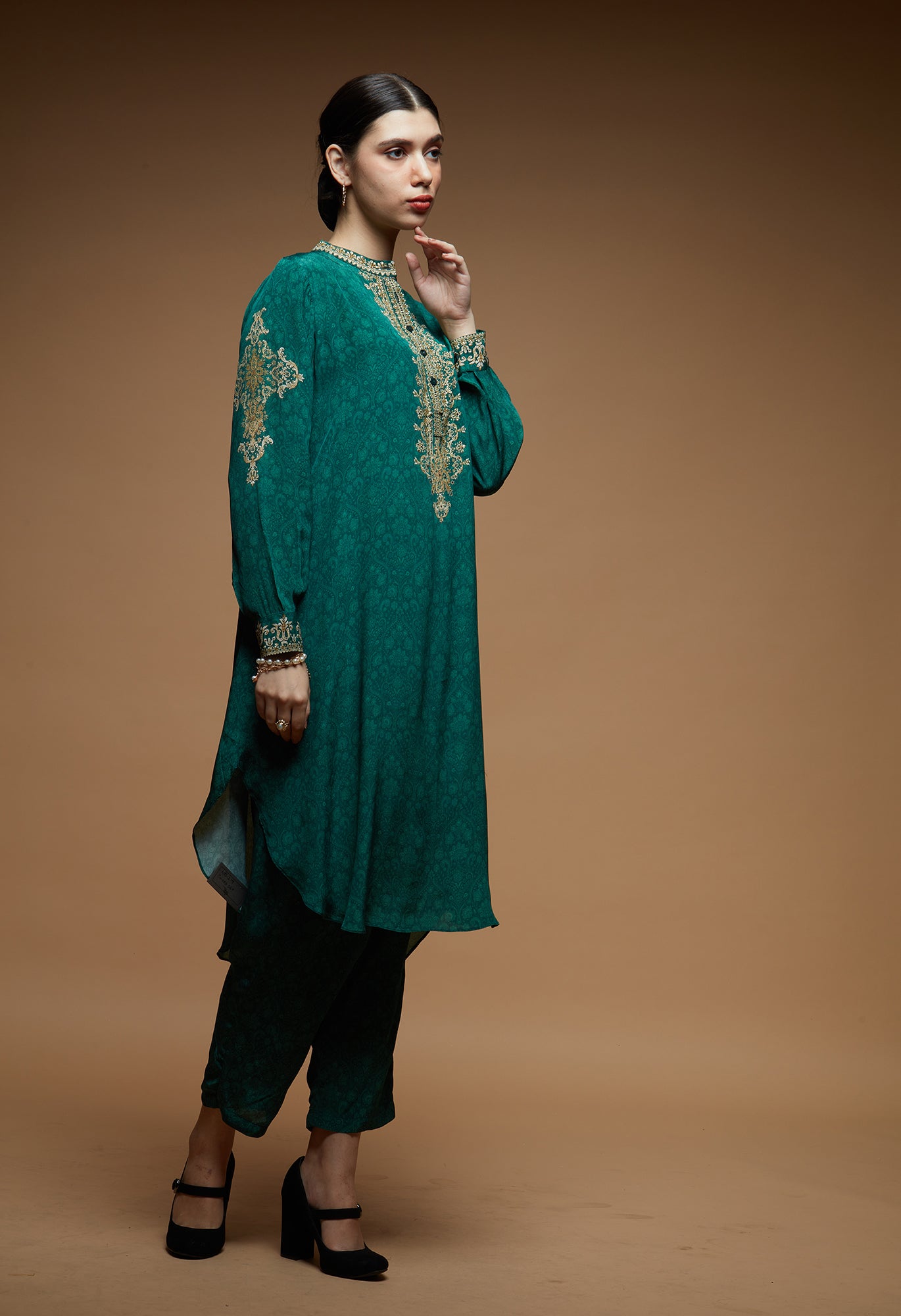 Teal-Color-Co-ord--Set