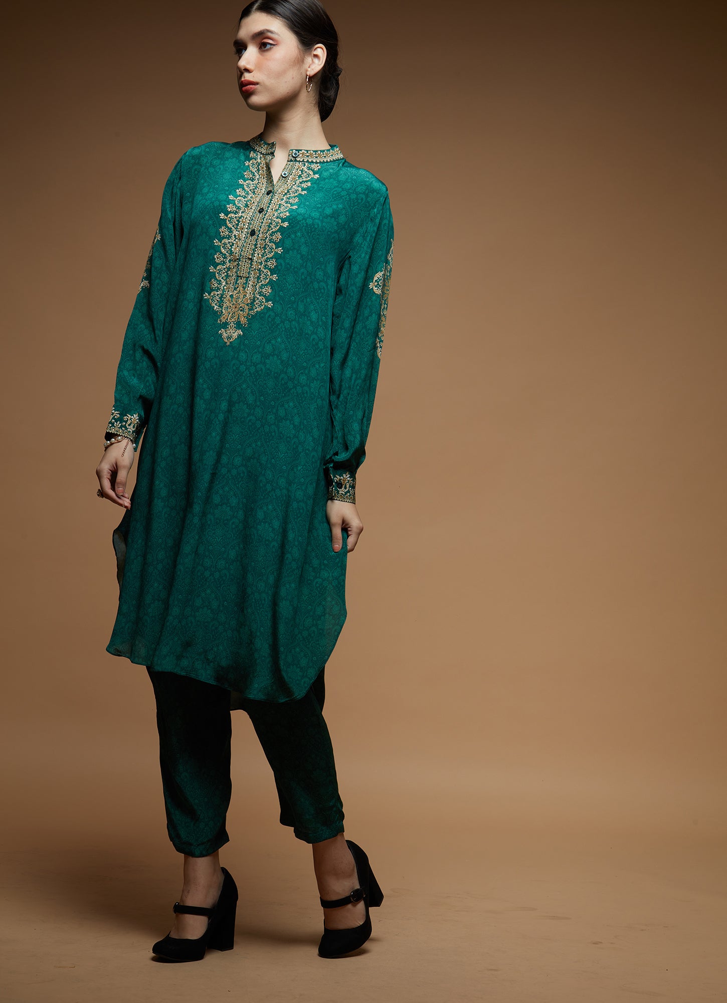 Teal-Color-Co-ord--Set