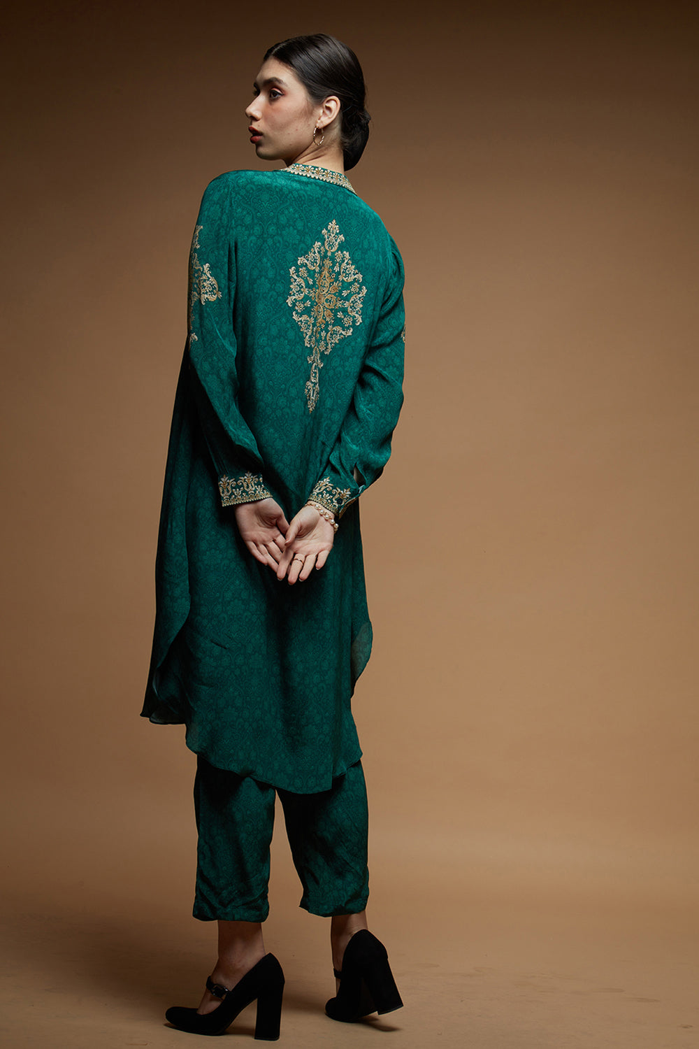 Teal Color Co-ord Set