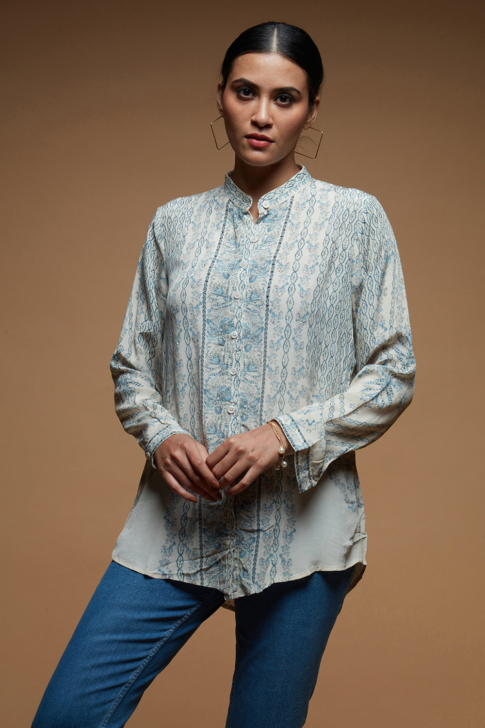 Monochrome Victorian Shirt