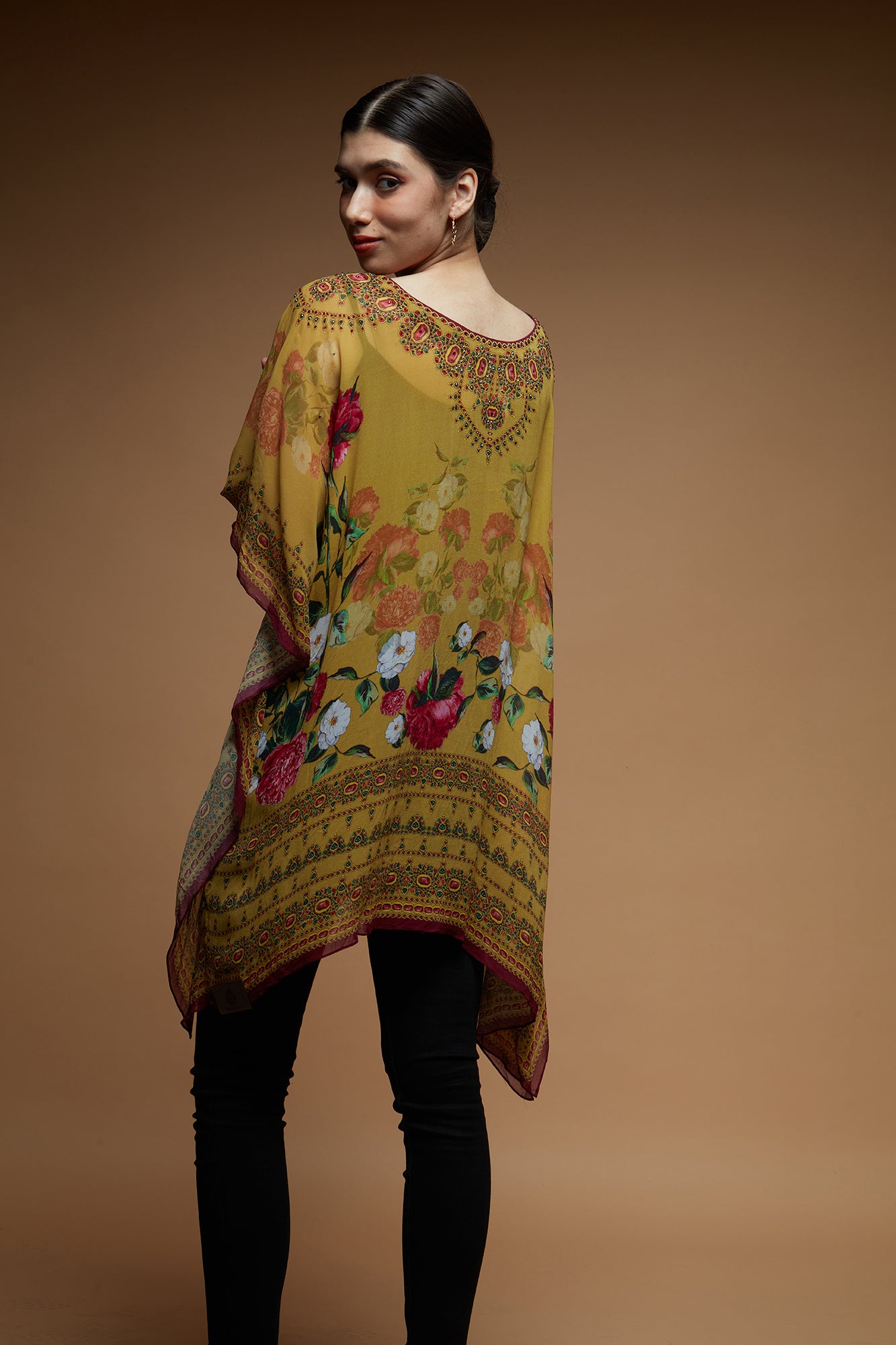 Yellow Color Short Farasha