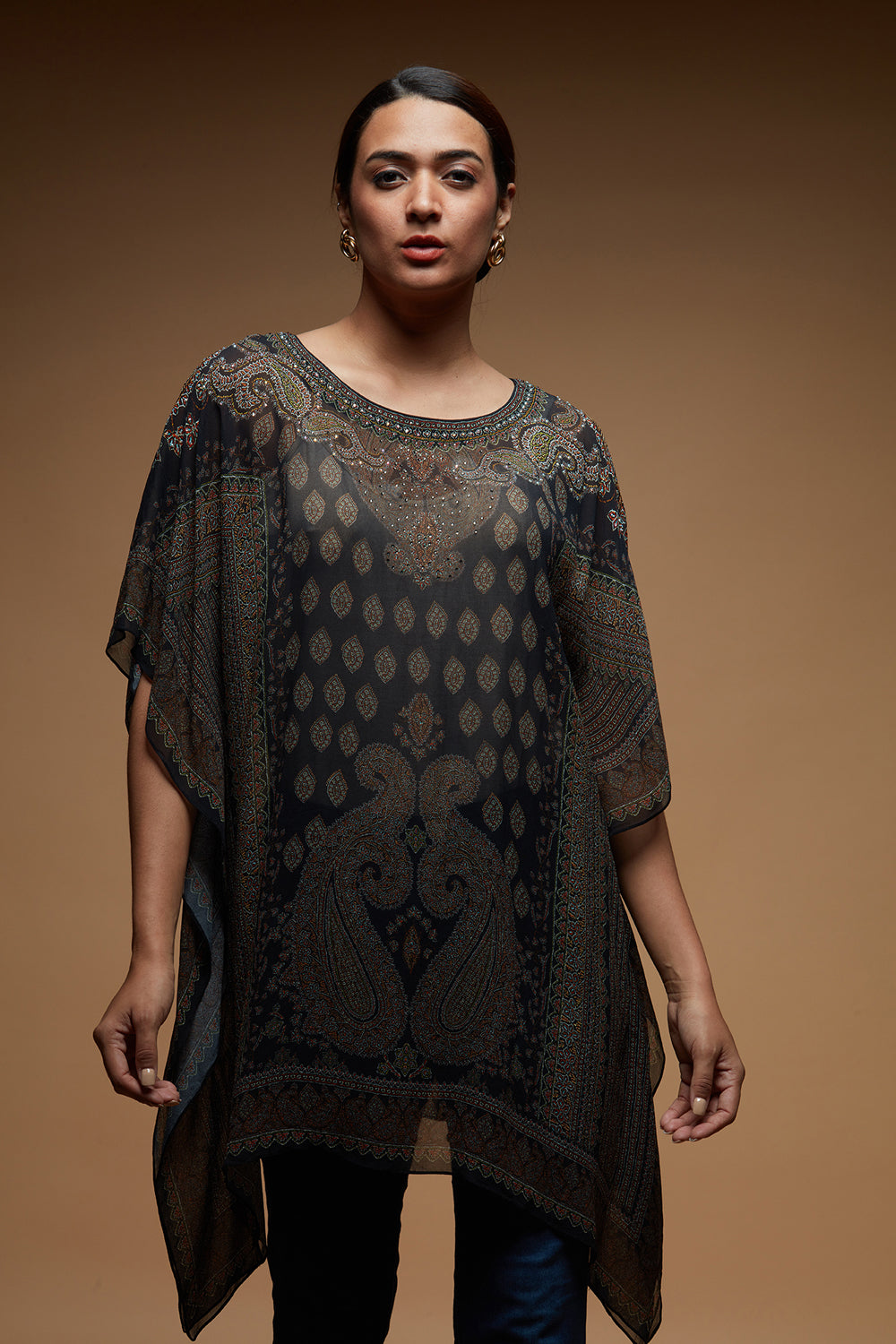 Black Color Short Farasha