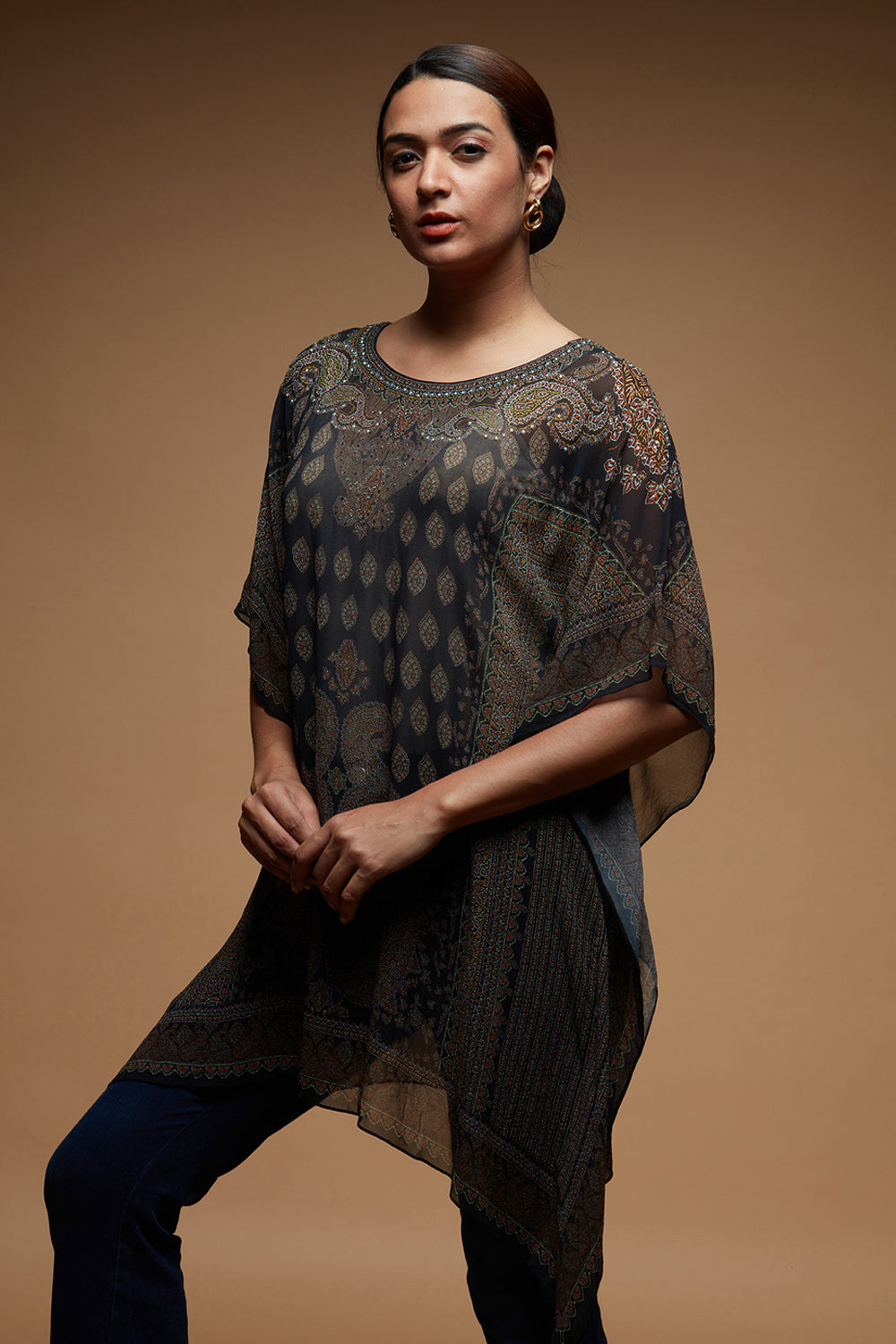 Black Color Short Farasha