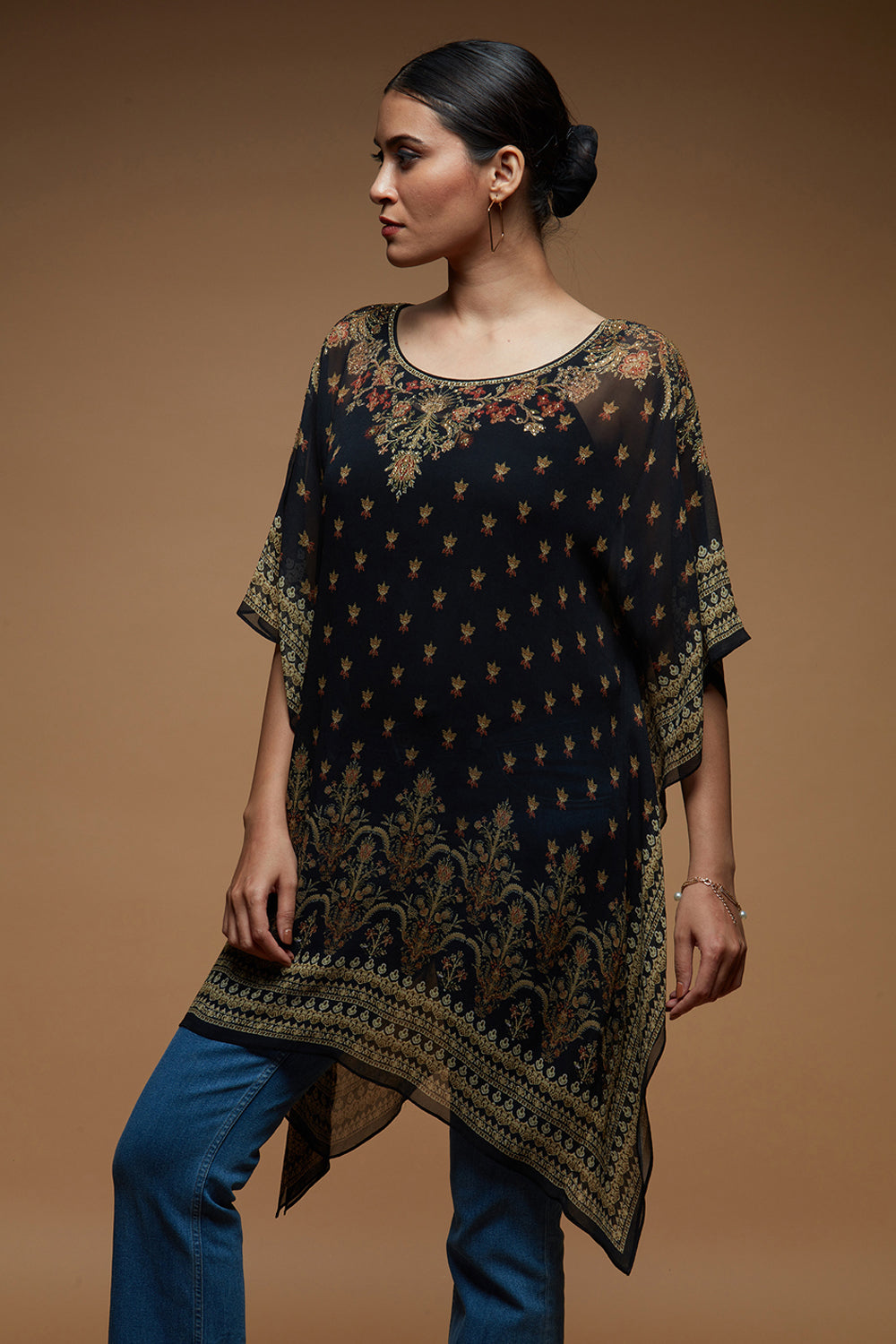 Black Color Short Farasha