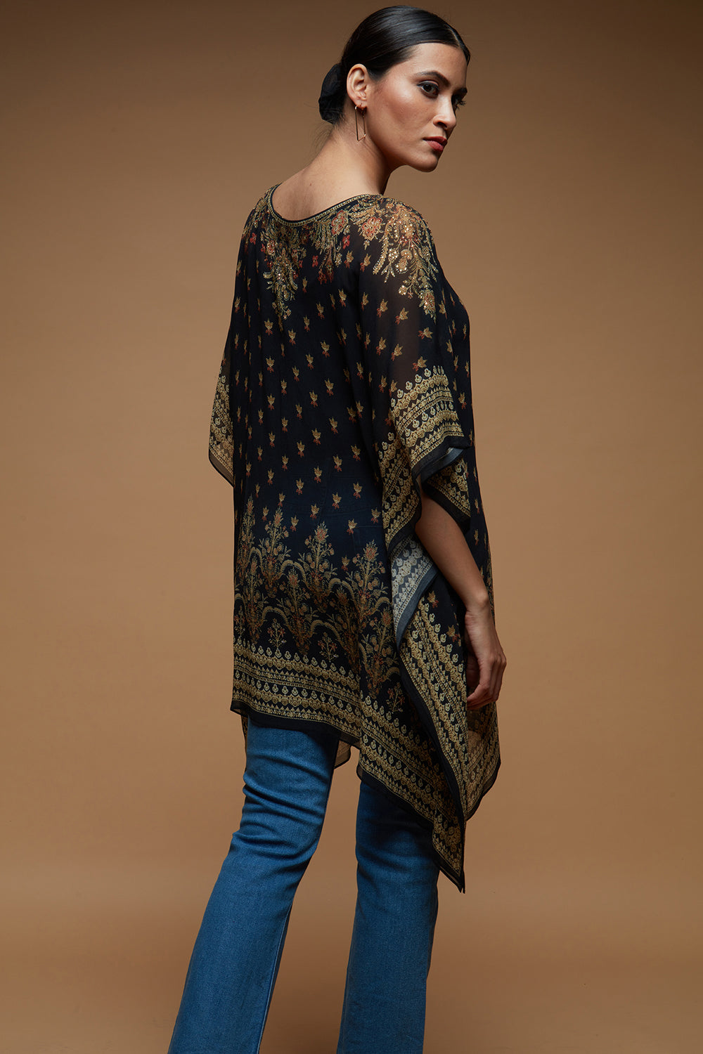 Black Color Short Farasha