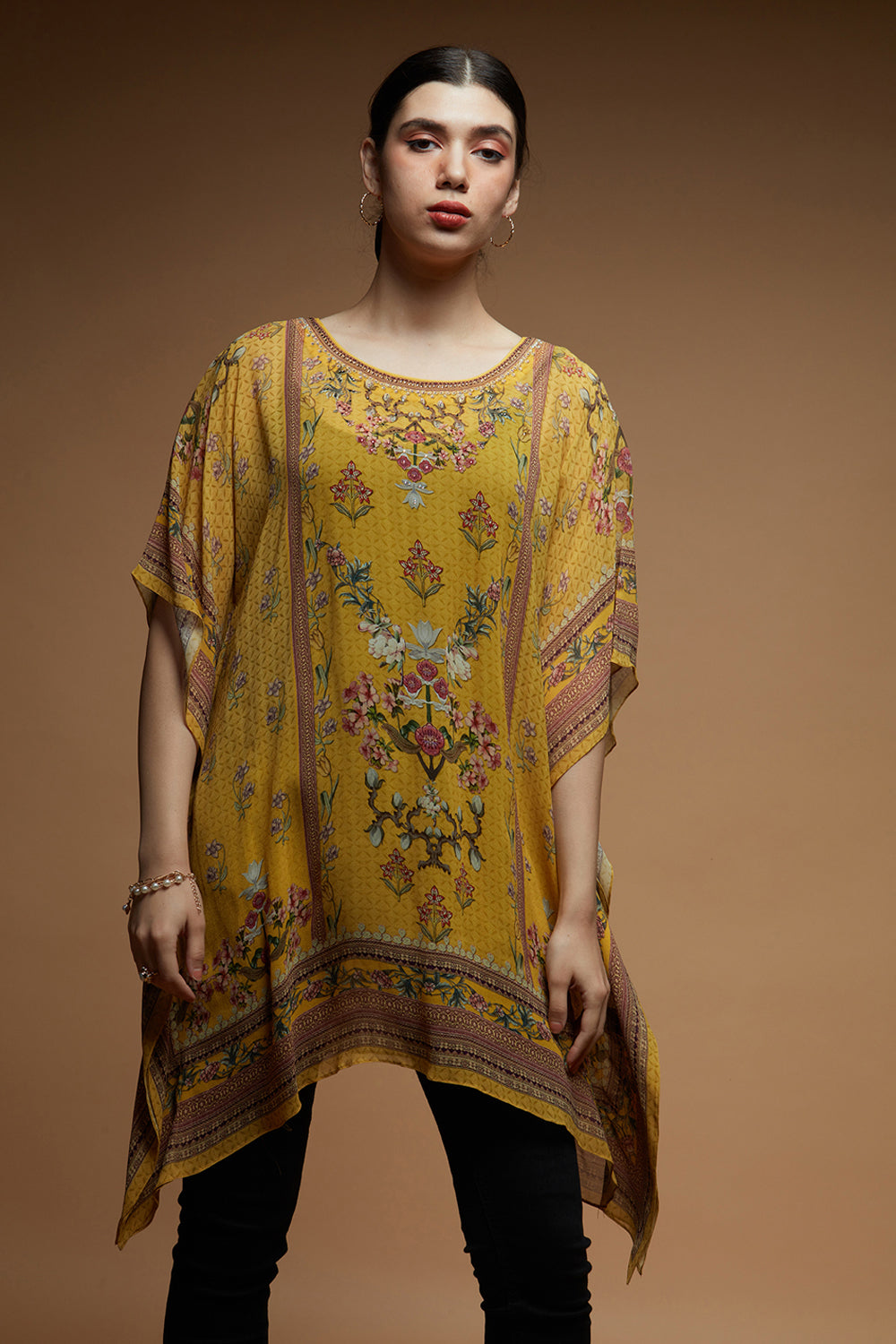 Mustard Color Short Farasha