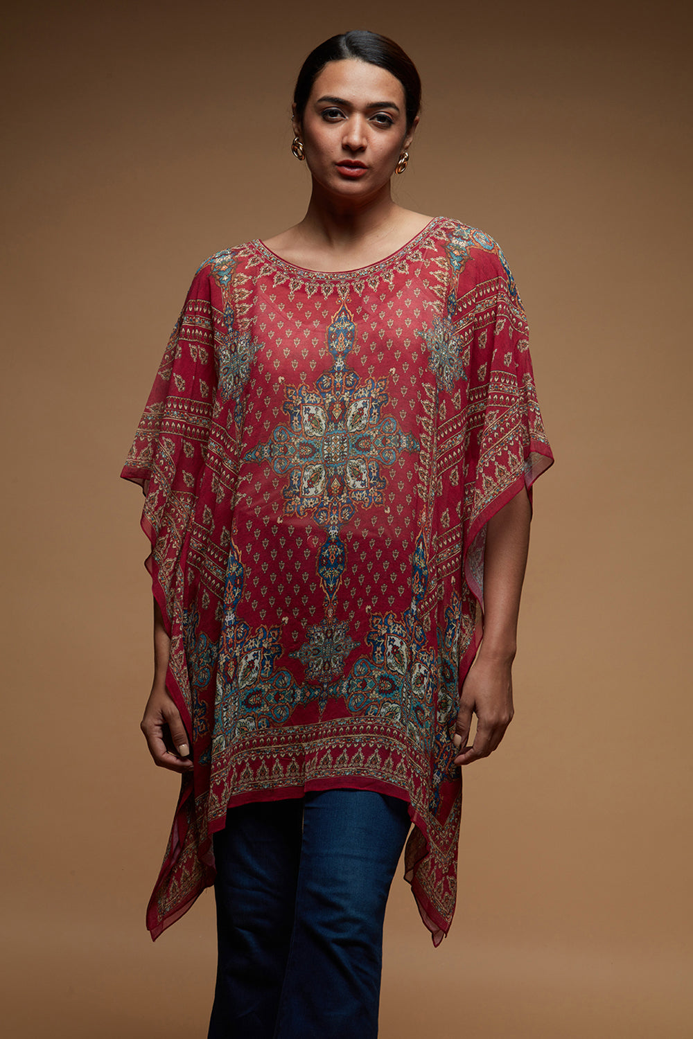 Fuchsia Color Short Farasha