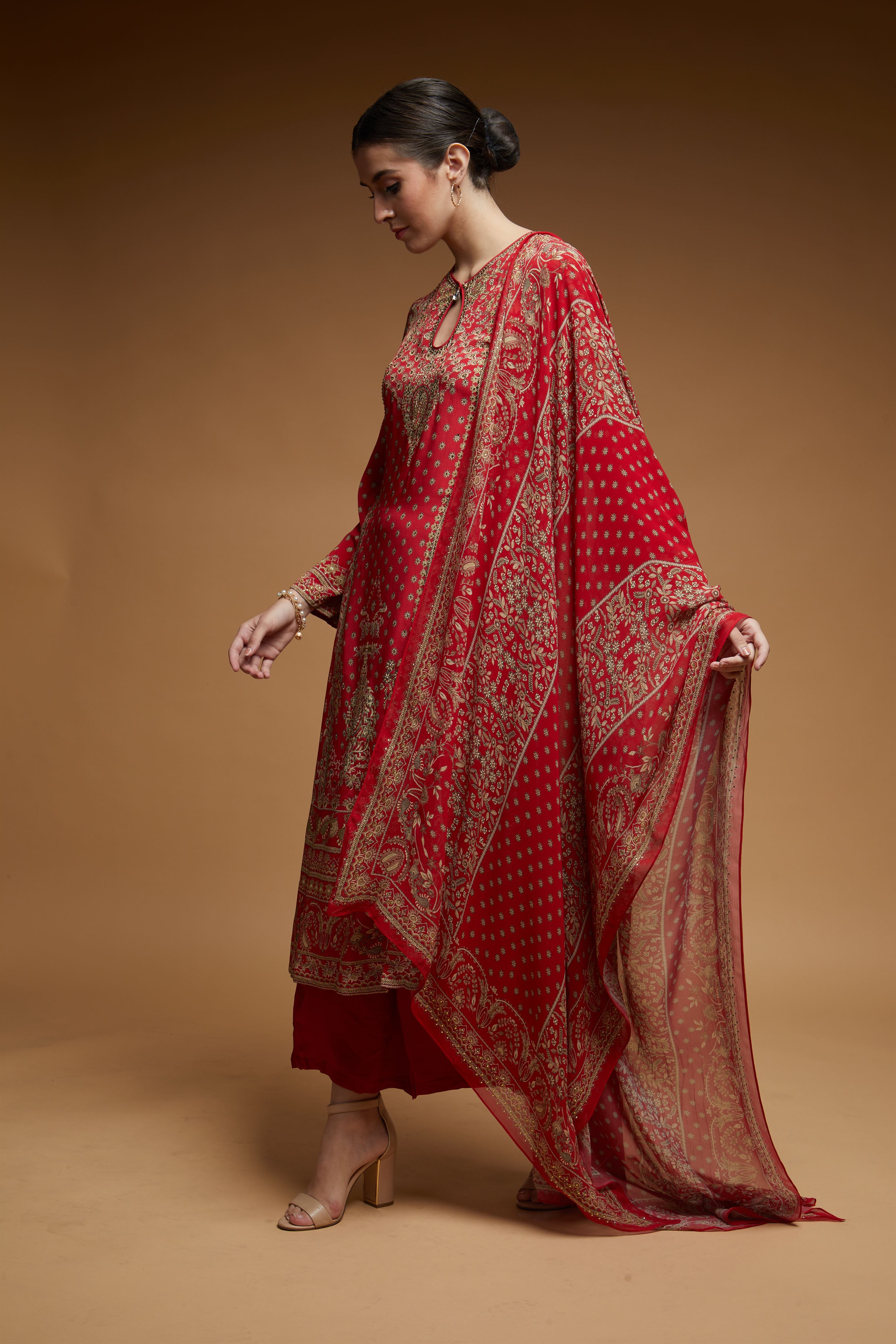 Red-Color-Suit-Set