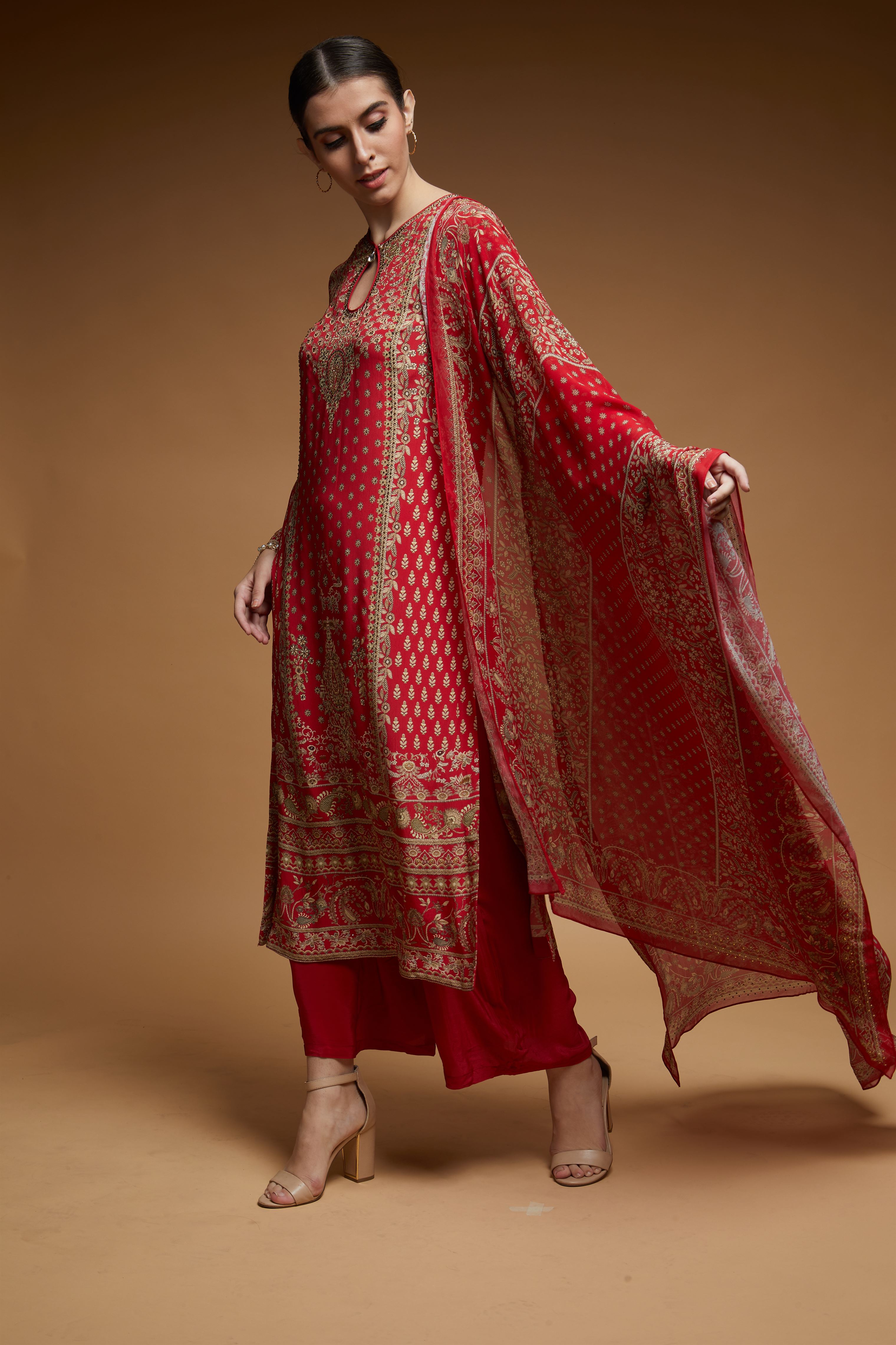 Red-Color-Suit-Set