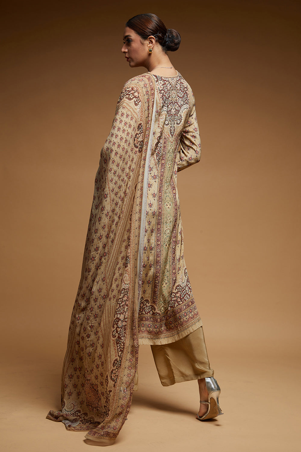 Beige Color Suit Set