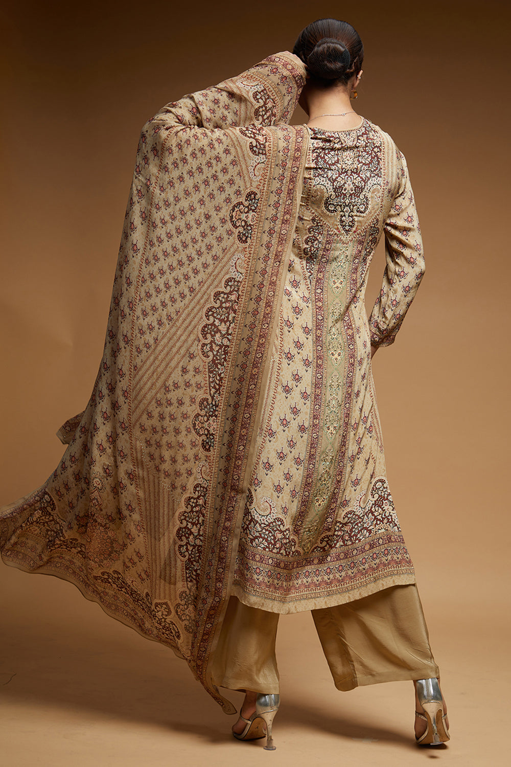 Beige Color Suit Set