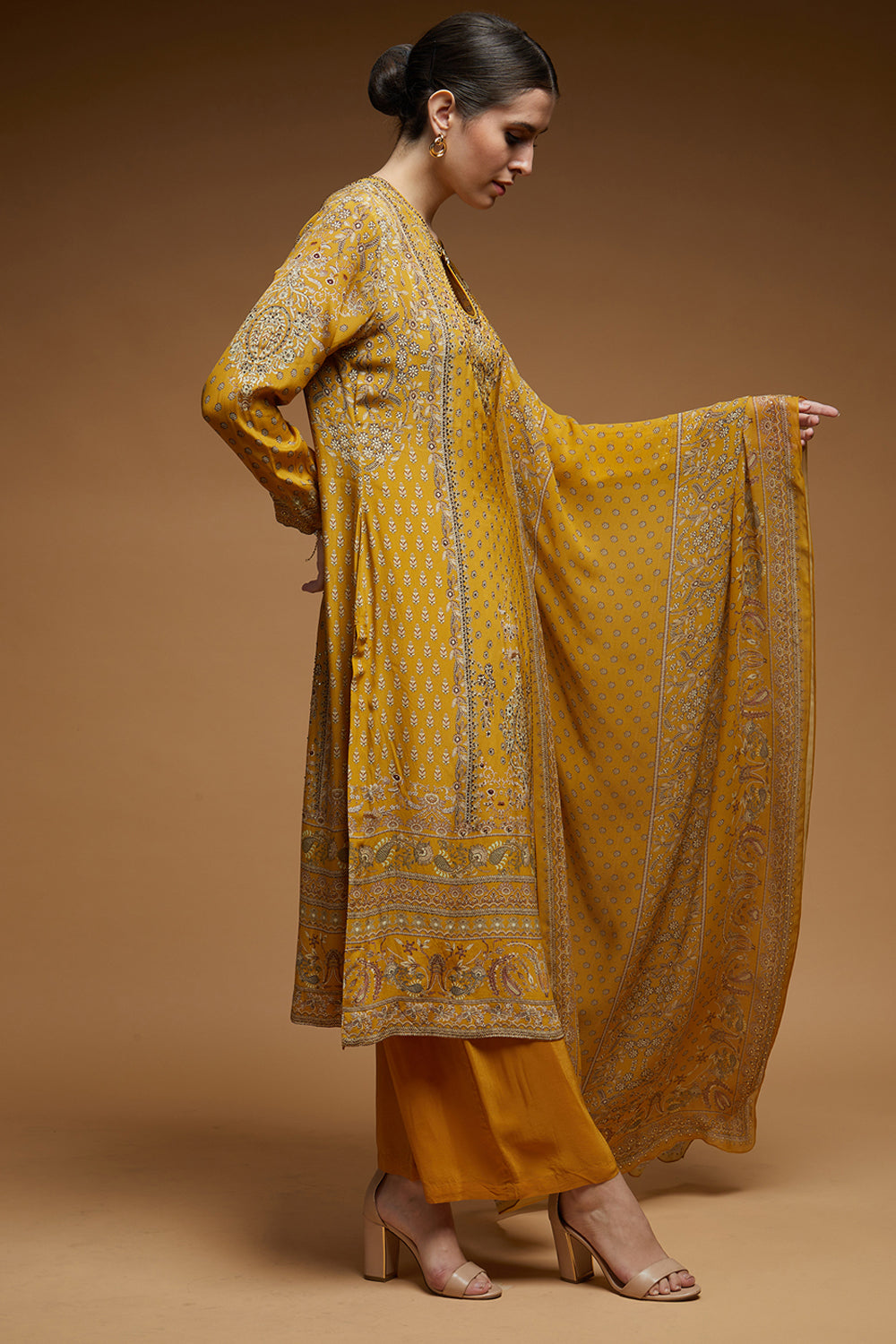 Mustard Color Suit Set