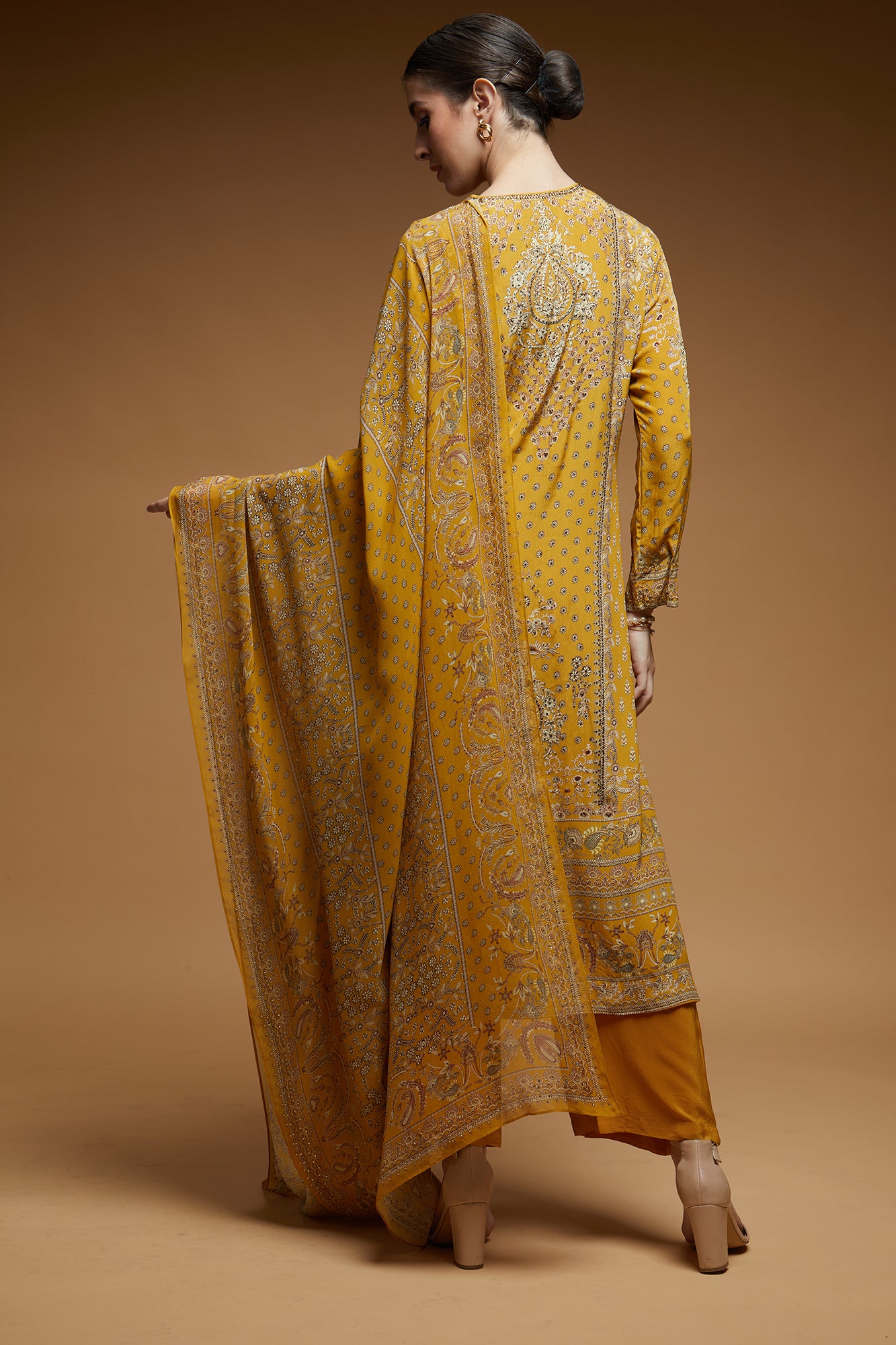 Mustard-Color-Suit-Set