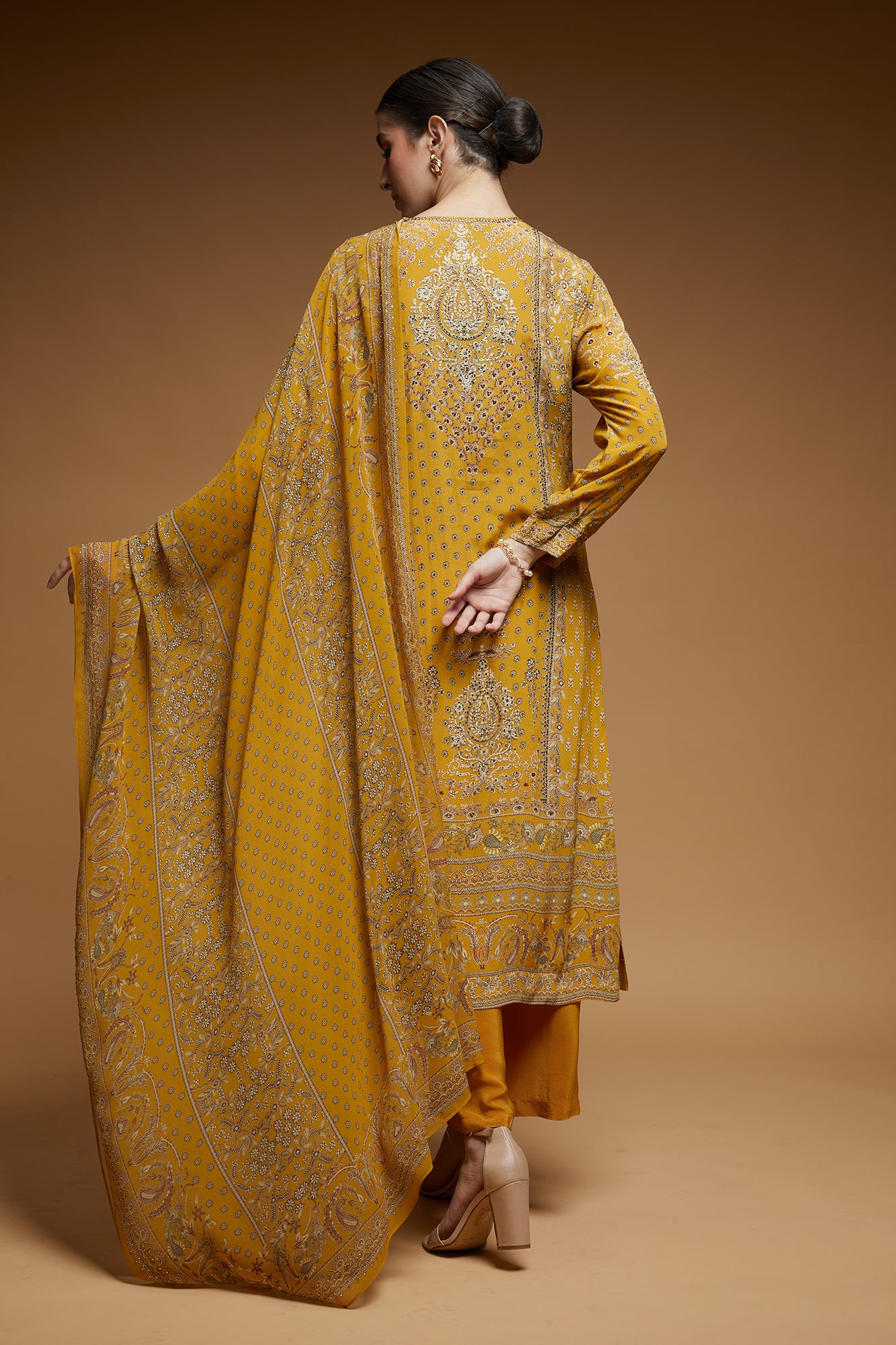 Mustard-Color-Suit-Set