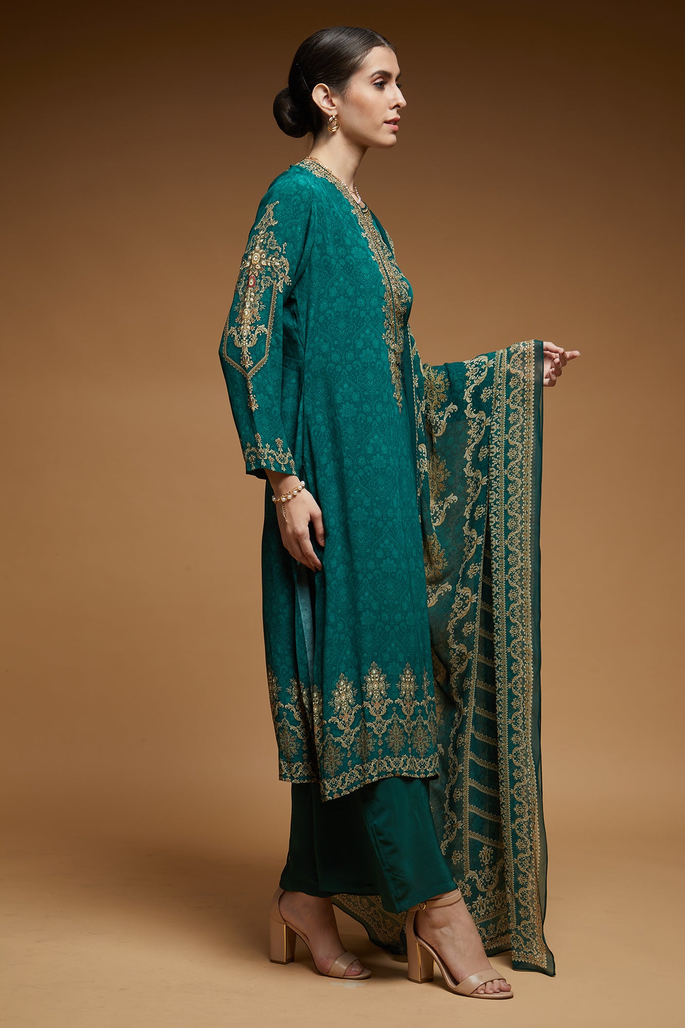 Green-Color-Suit-Set