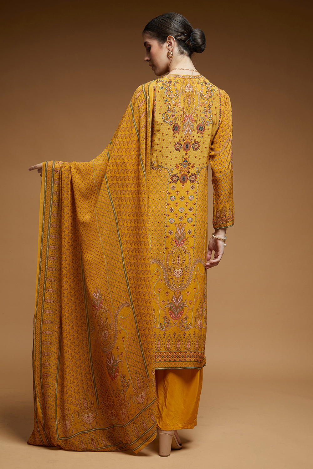 Mustard Color Suit Set