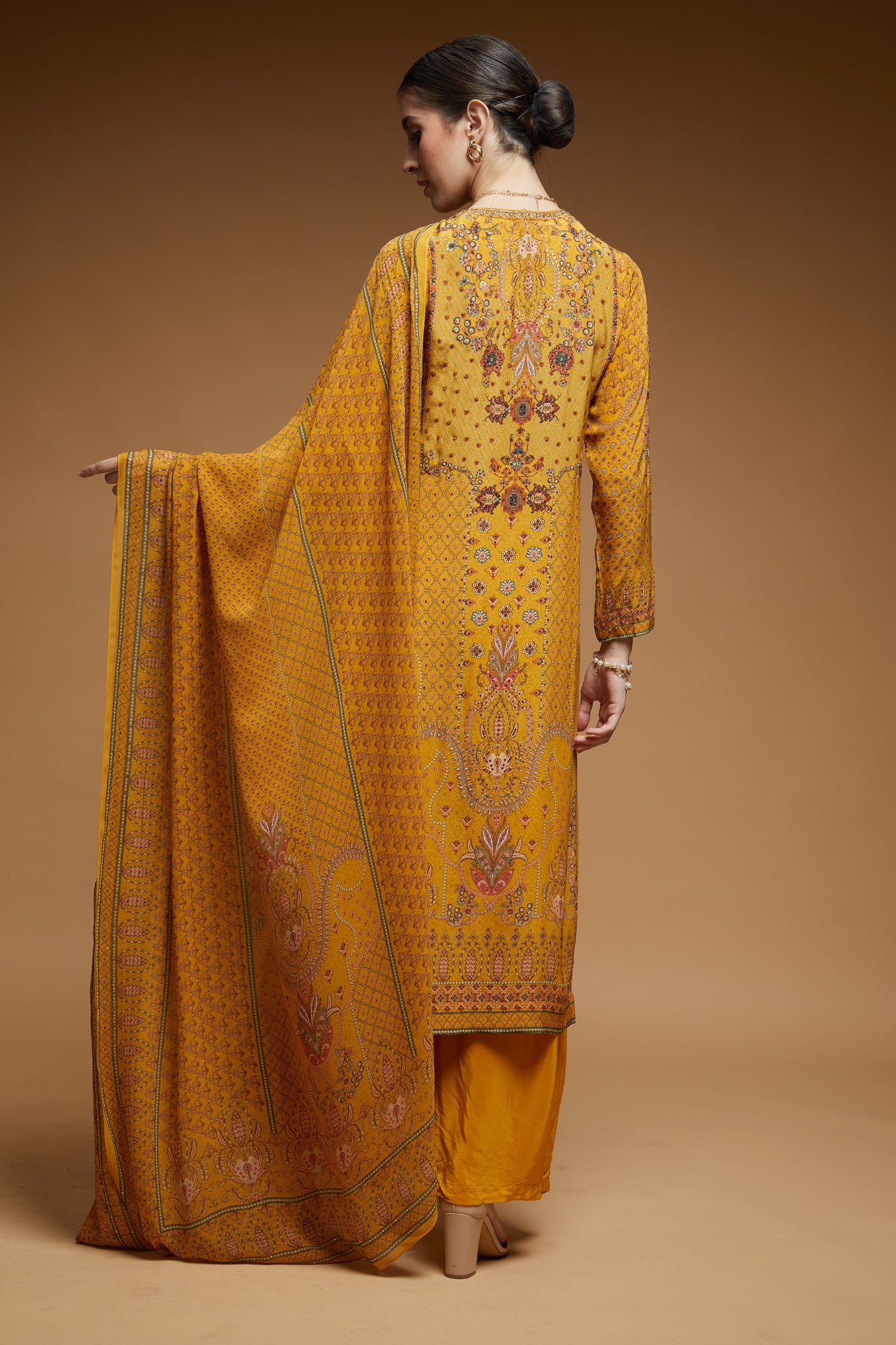 Mustard-Color-Suit-Set