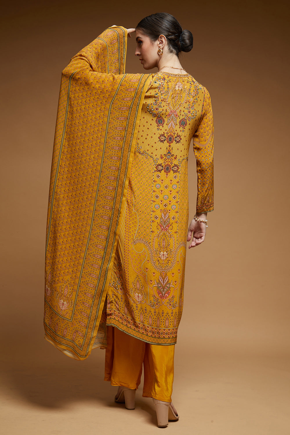 Mustard Color Suit Set