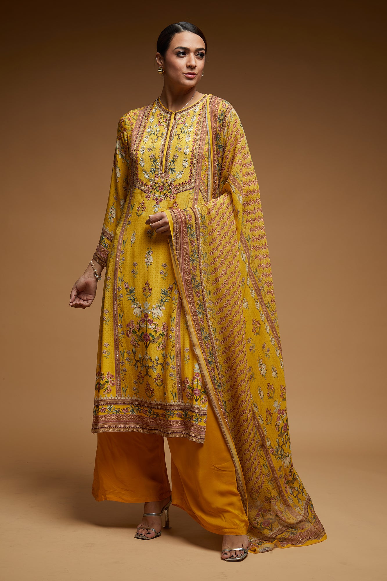 Mustard-Color-Suit-Set