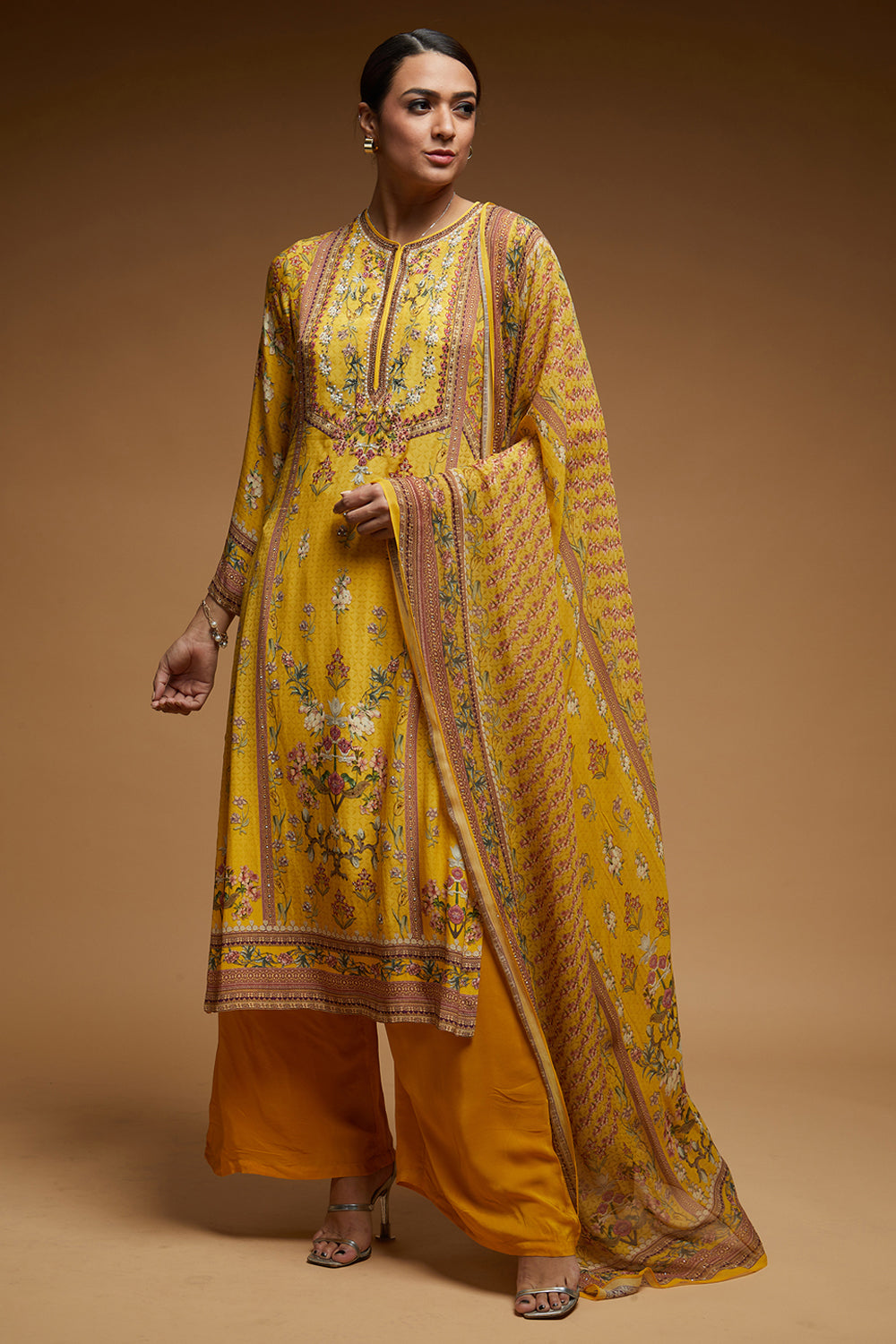 Mustard Color Suit Set