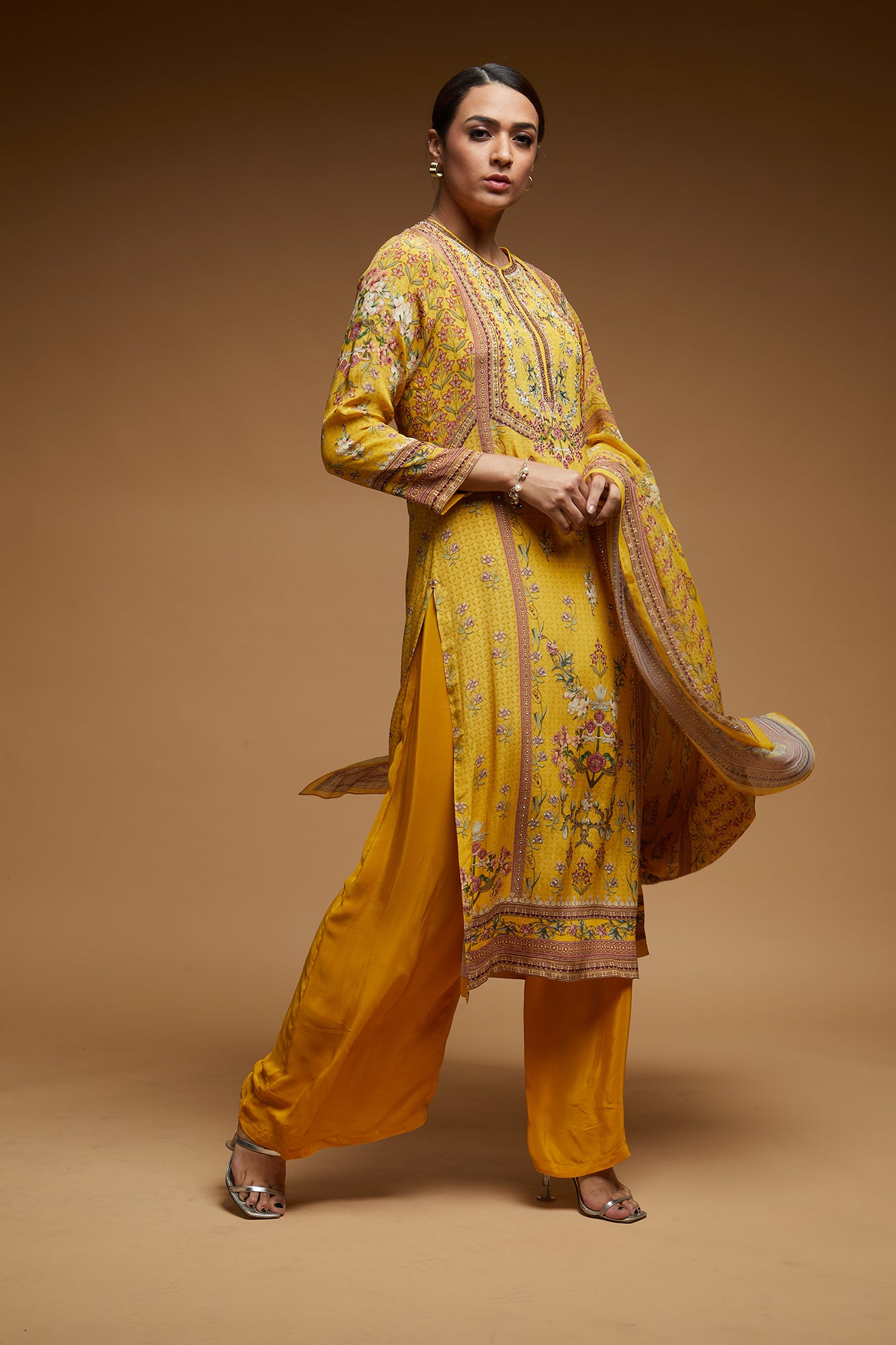 Mustard-Color-Suit-Set