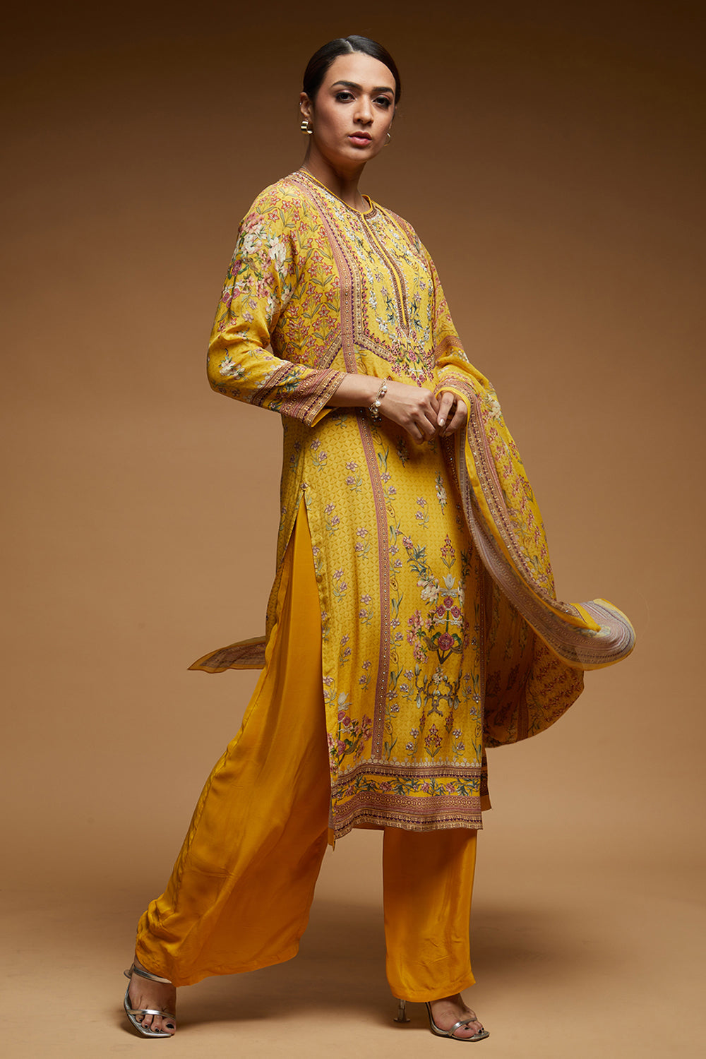 Mustard Color Suit Set