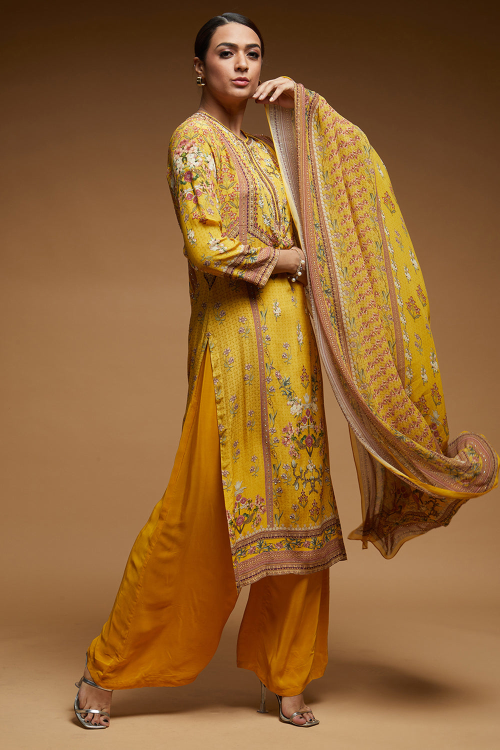 Mustard Color Suit Set